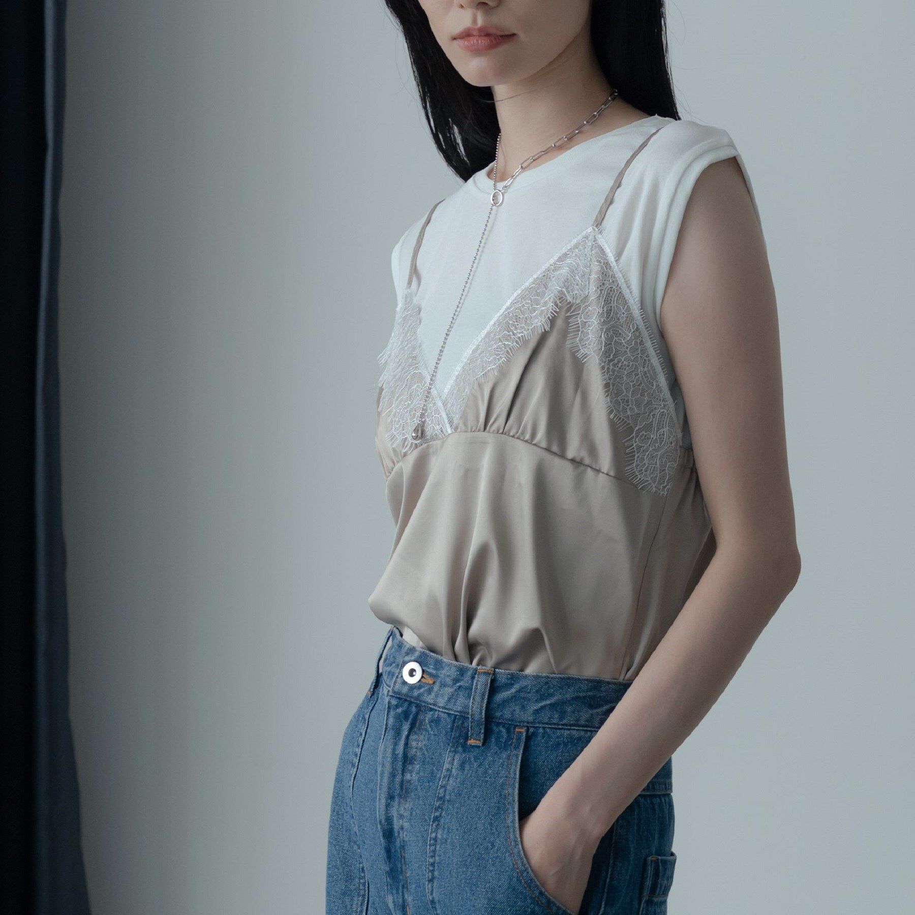 GALLEST「キャミセットカットソー」|Tシャツ・カットソー|