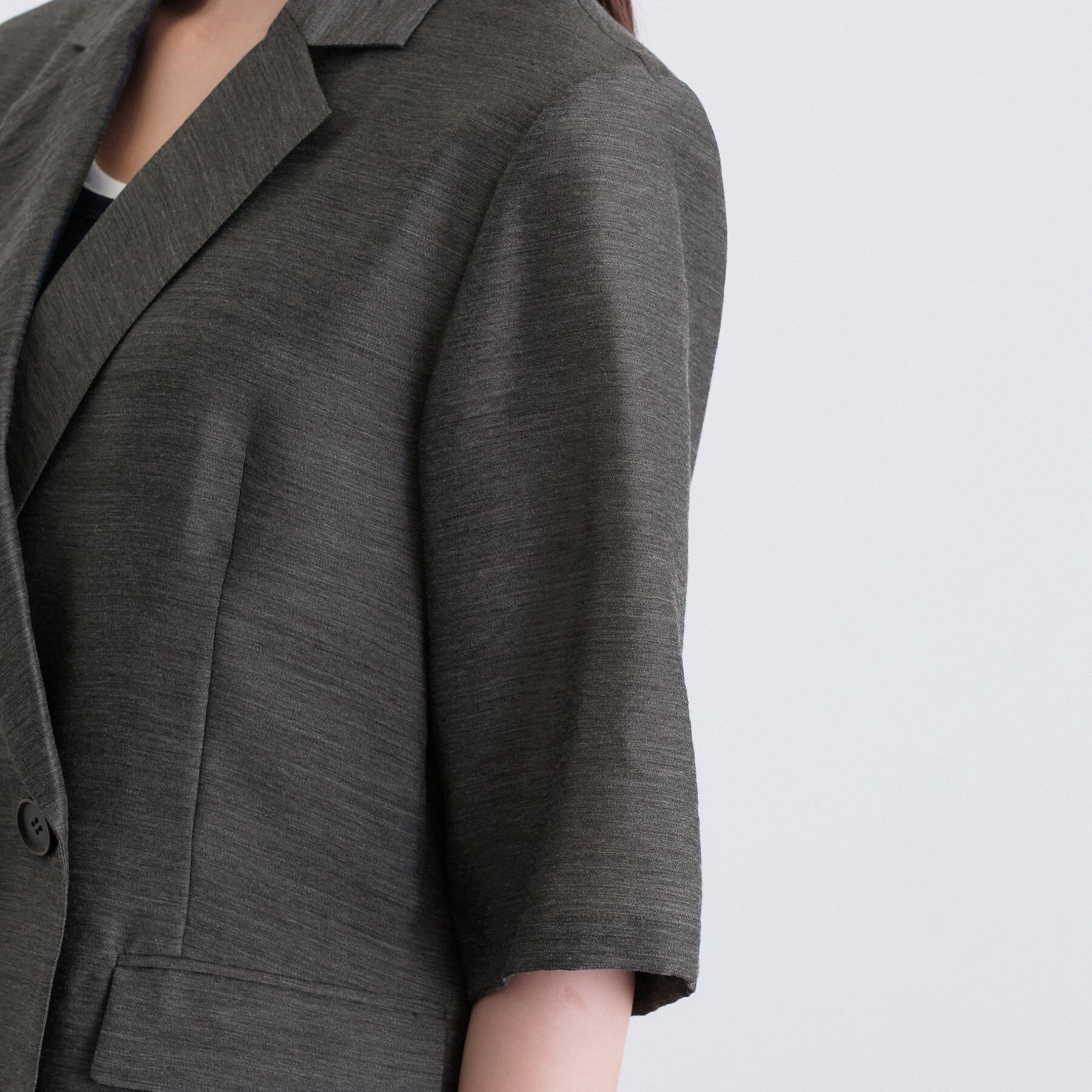 INDIVI「ライトダブルジャケット」|テーラードジャケット|