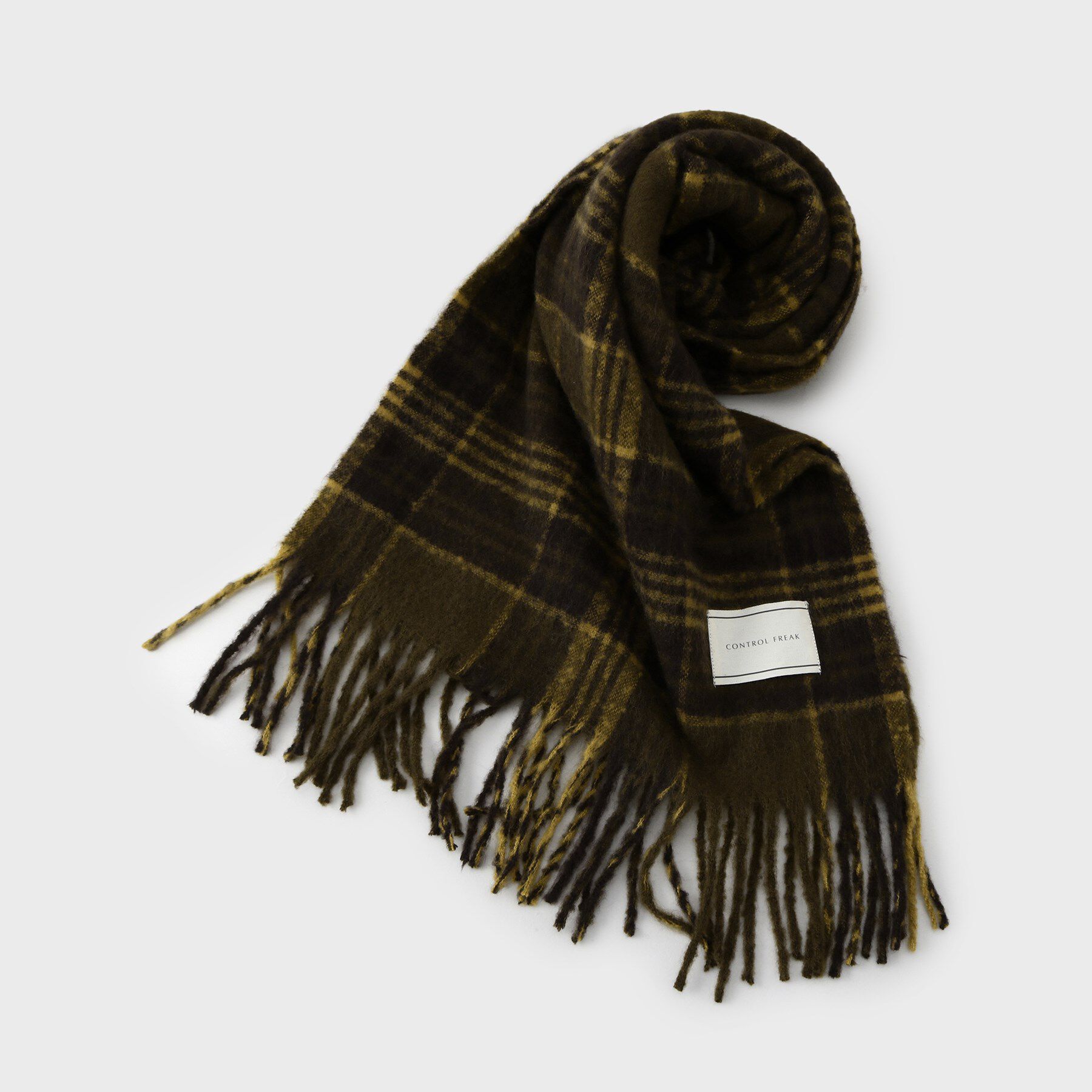 GALLEST「【CONTROL FREAK】シャギーチェックマフラー」|ストール|