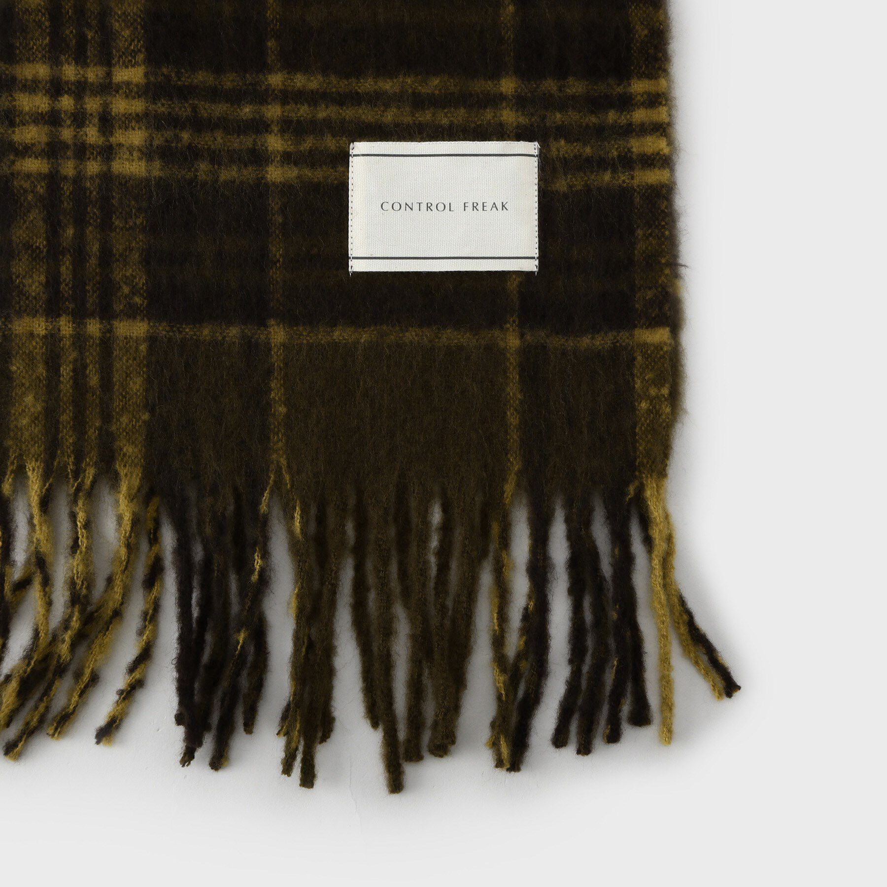 GALLEST「【CONTROL FREAK】シャギーチェックマフラー」|ストール|