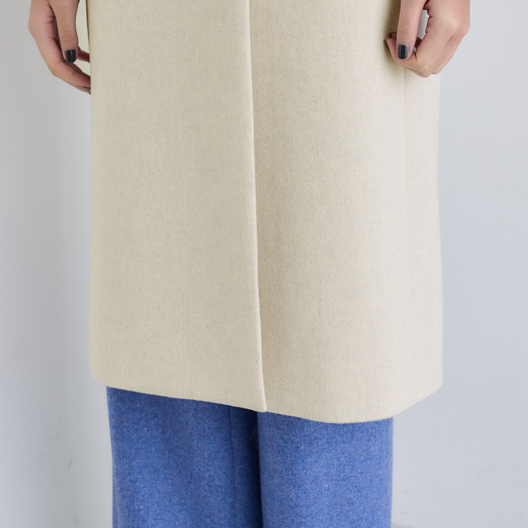 INDIVI「【名品コート／日本製】ウール100％スタンドカラーロングコート」|その他|