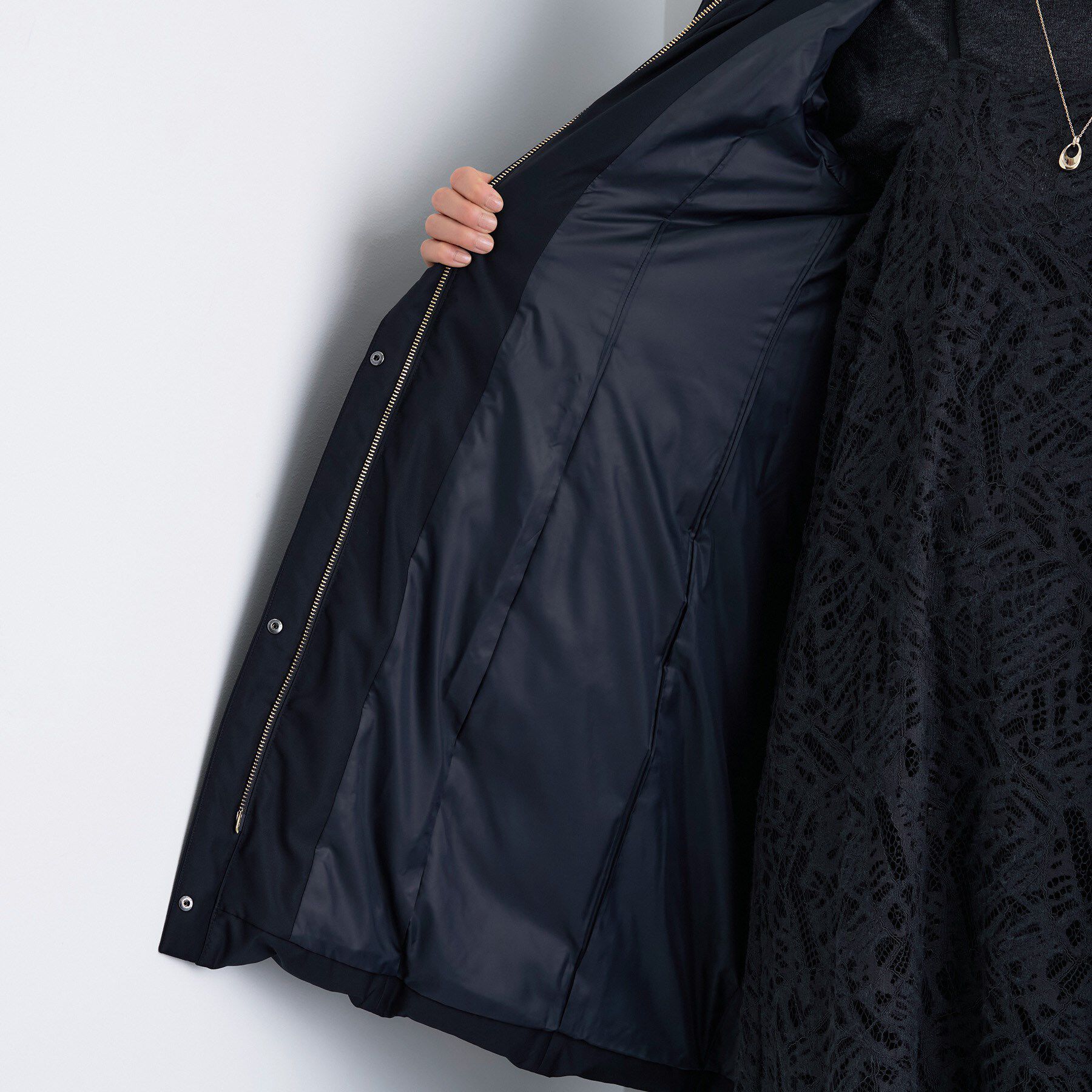 INDIVI「【名品／撥水／抗菌防臭】ロング丈リサイクルダウンコート」|ダウン|