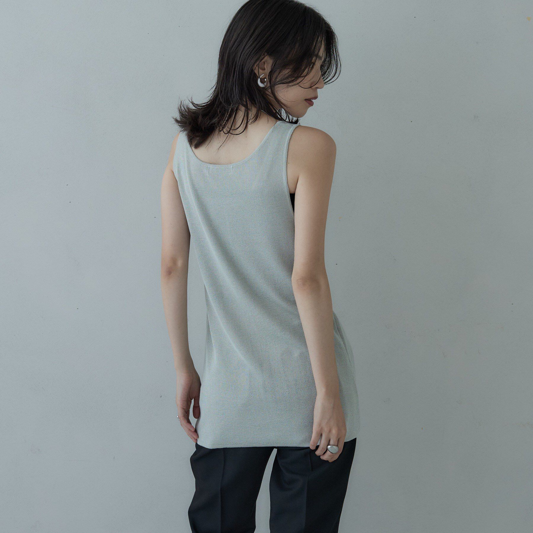 GALLEST「ロングニットタンク」|ニット・セーター|
