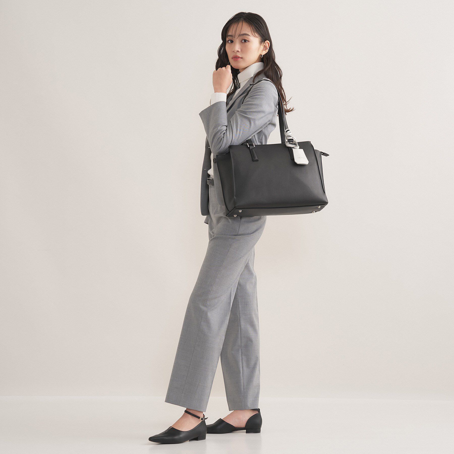 INDIVI「【収納力◎／A4サイズ対応】シゴデキバッグ」|トートバッグ|