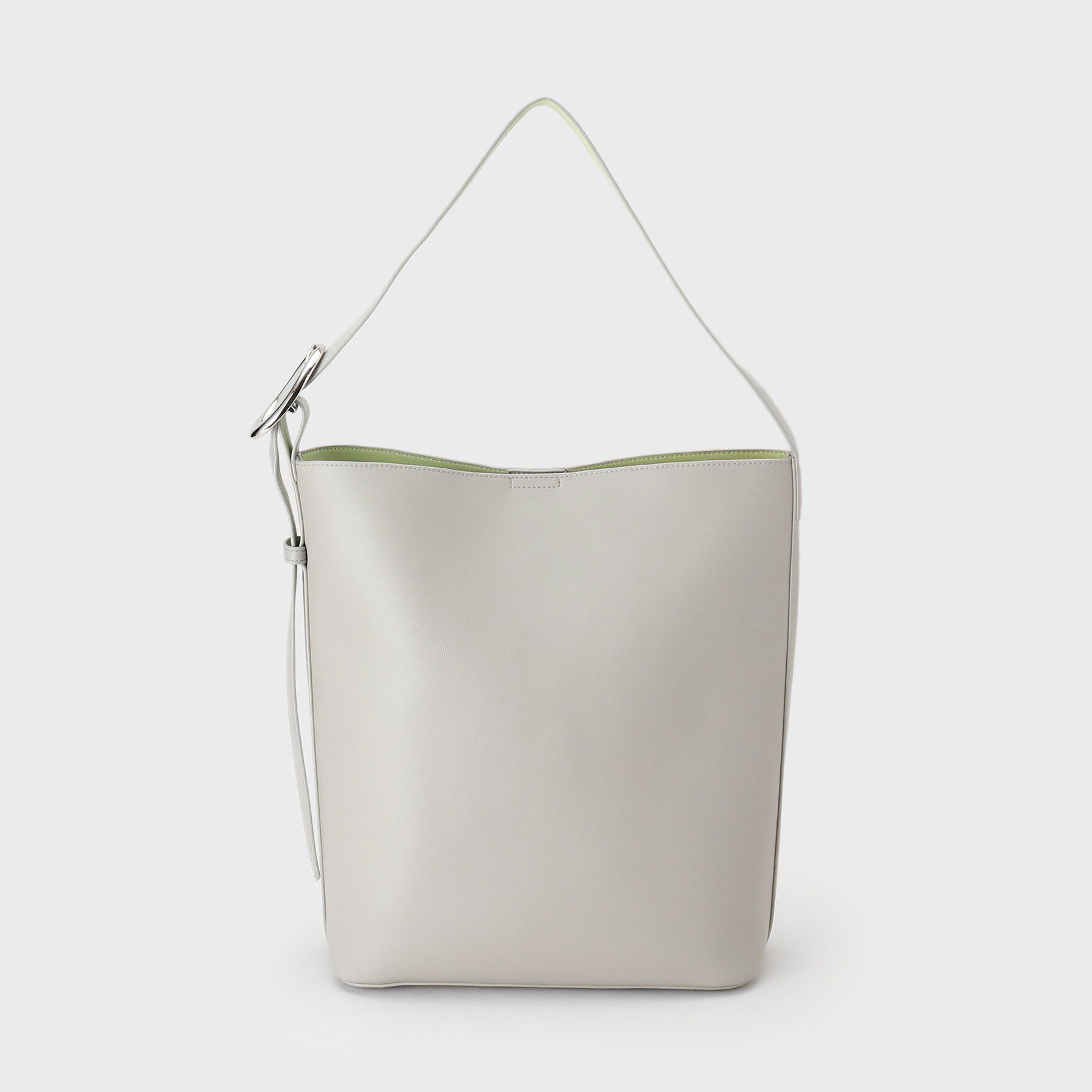 INDIVI「【A4収納可能／合皮】配色デザインワンショルダーバッグ」|ショルダー・メッセンジャー|