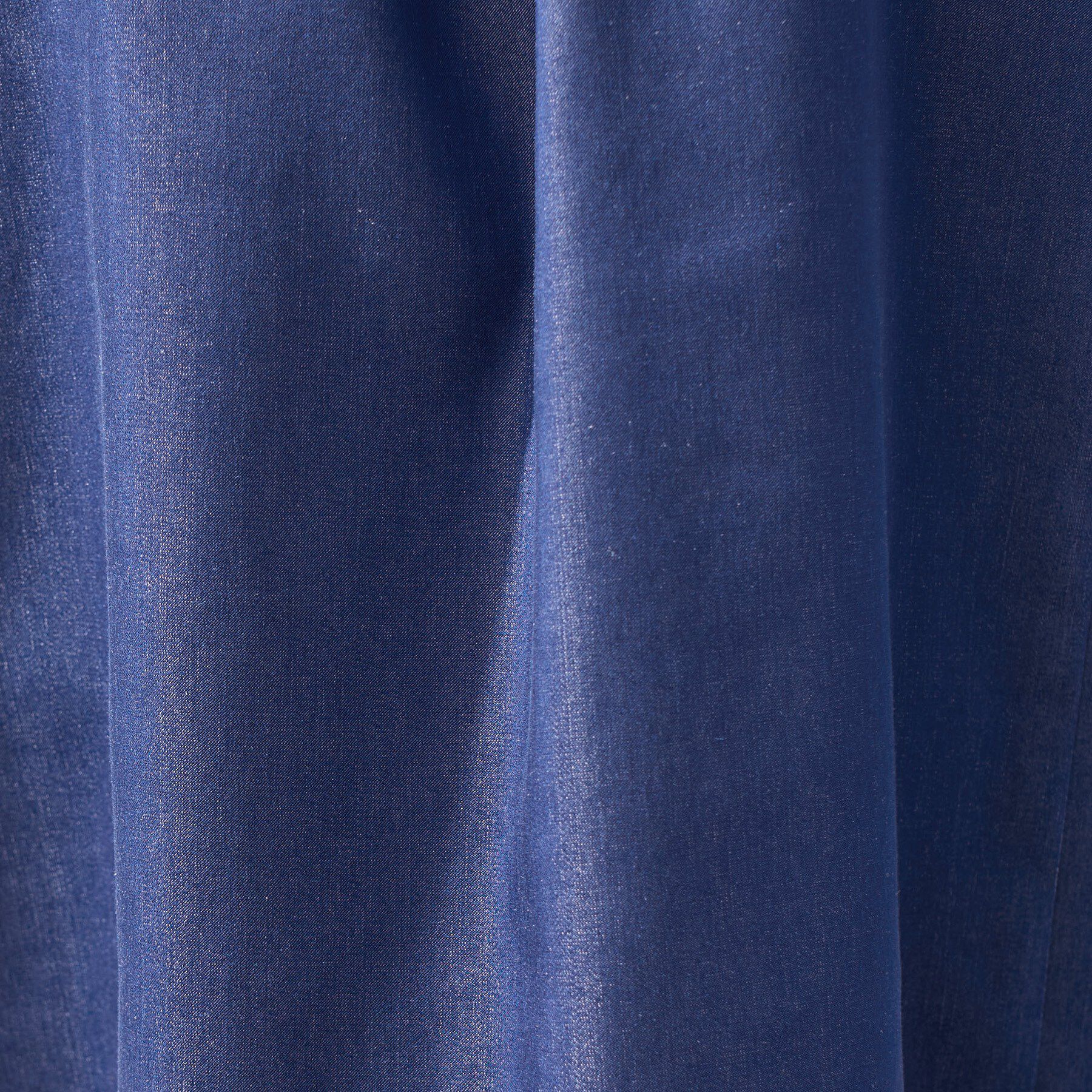 INDIVI「【洗える／UVケア／SETUP可能】デニムライク ランタン袖ブラウス」|シャツ・ブラウス|