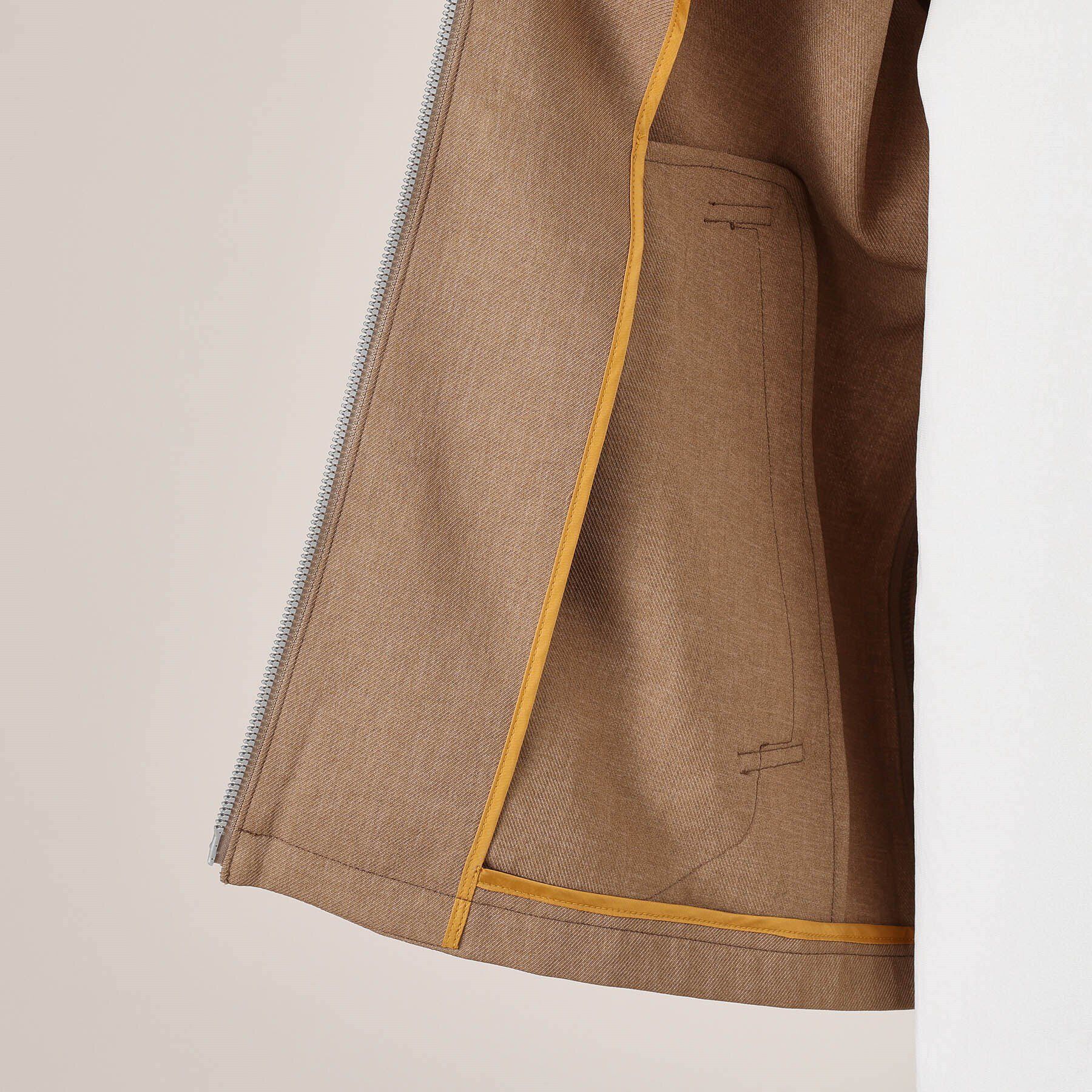 TAKEO KIKUCHI「【多機能/軽羽織】リネンライクカルゼ リブブルゾン」|ブルゾン・スタジャン|