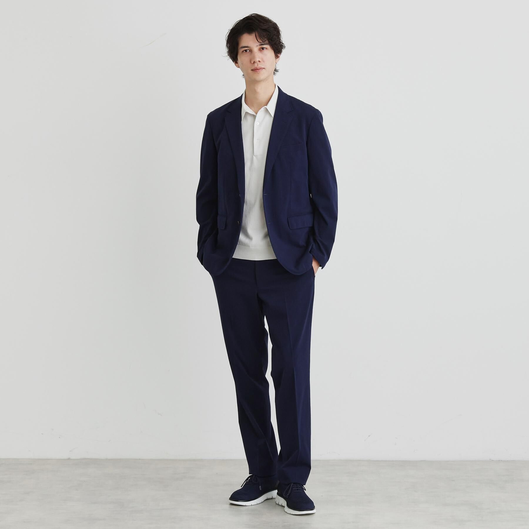 TAKEO KIKUCHI「テーラードニット ポロシャツ」|ポロシャツ|