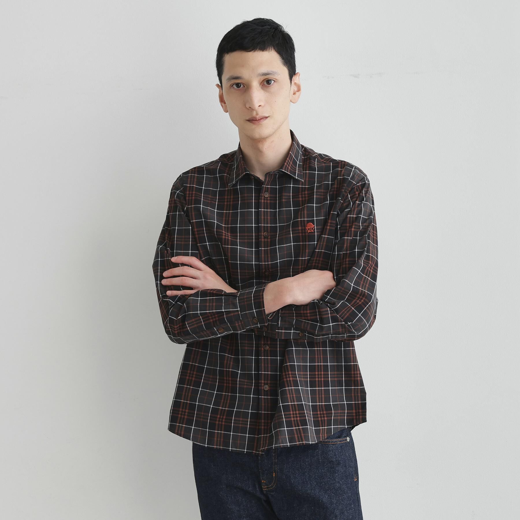 TAKEO KIKUCHI「【LIMITED】ダークチェック長袖シャツ」|シャツ・ブラウス|