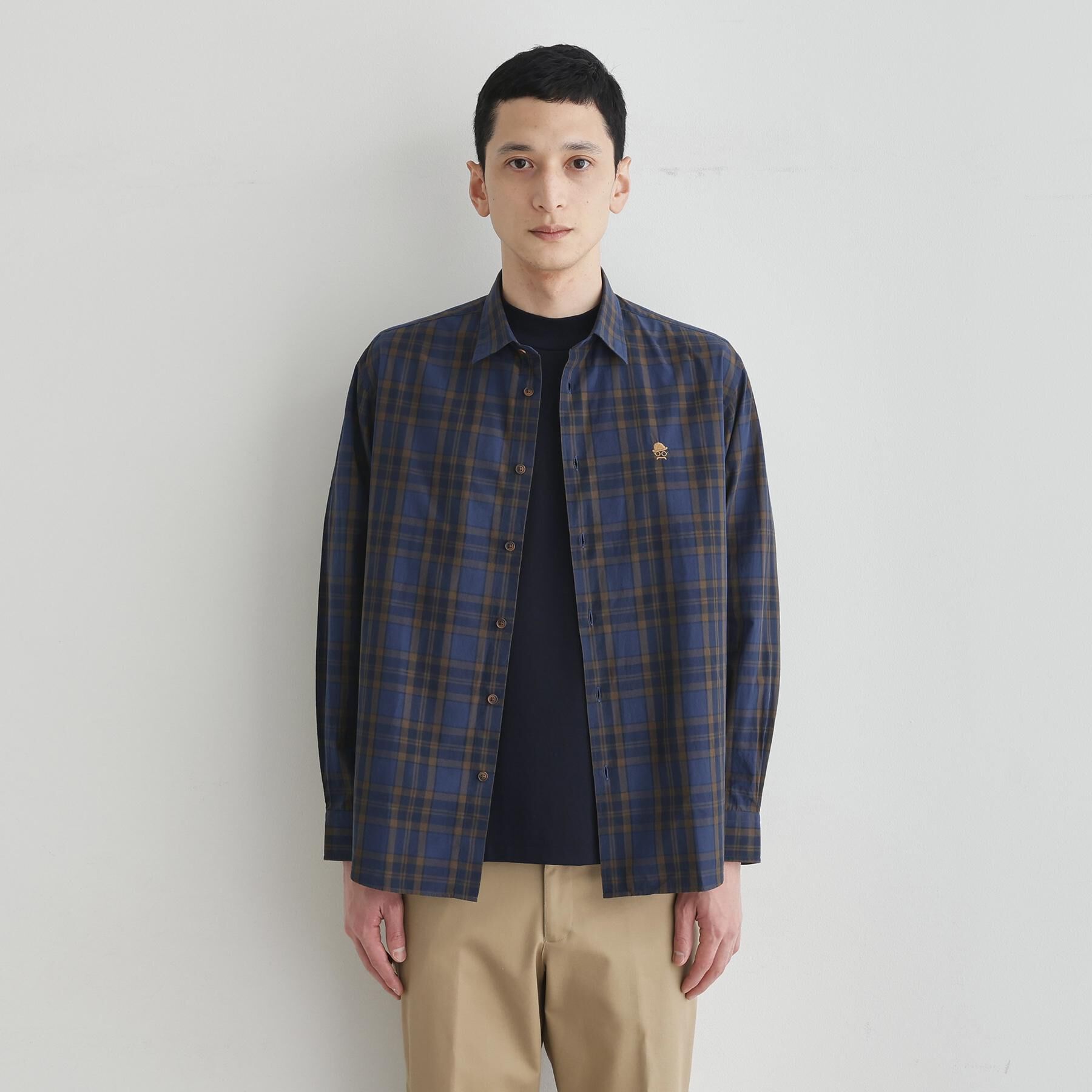 TAKEO KIKUCHI「【LIMITED】ダークチェック長袖シャツ」|シャツ・ブラウス|