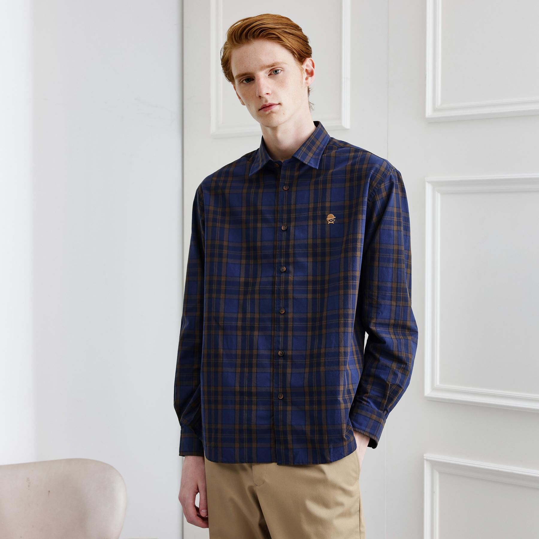 TAKEO KIKUCHI「【LIMITED】ダークチェック長袖シャツ」|シャツ・ブラウス|