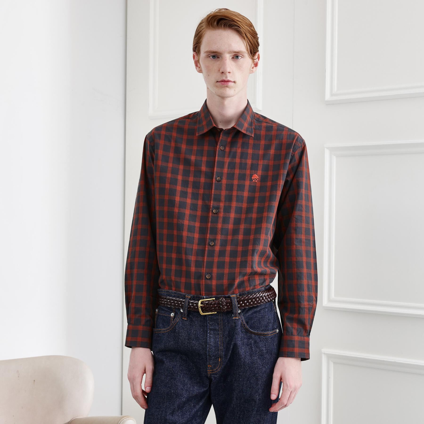 TAKEO KIKUCHI「【LIMITED】ダークチェック長袖シャツ」|シャツ・ブラウス|