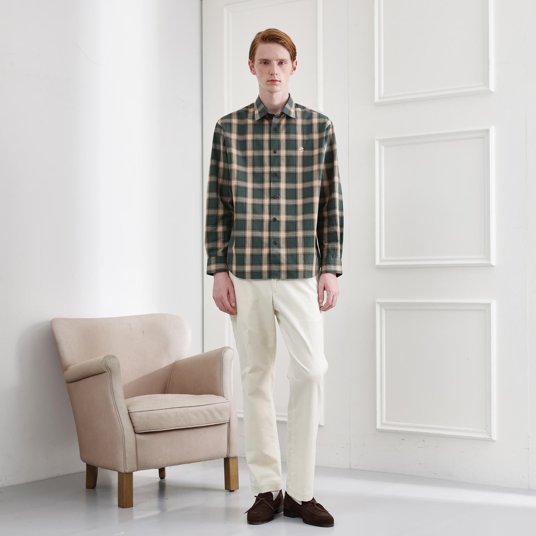 TAKEO KIKUCHI「【LIMITED】ダークチェック長袖シャツ」|シャツ・ブラウス|