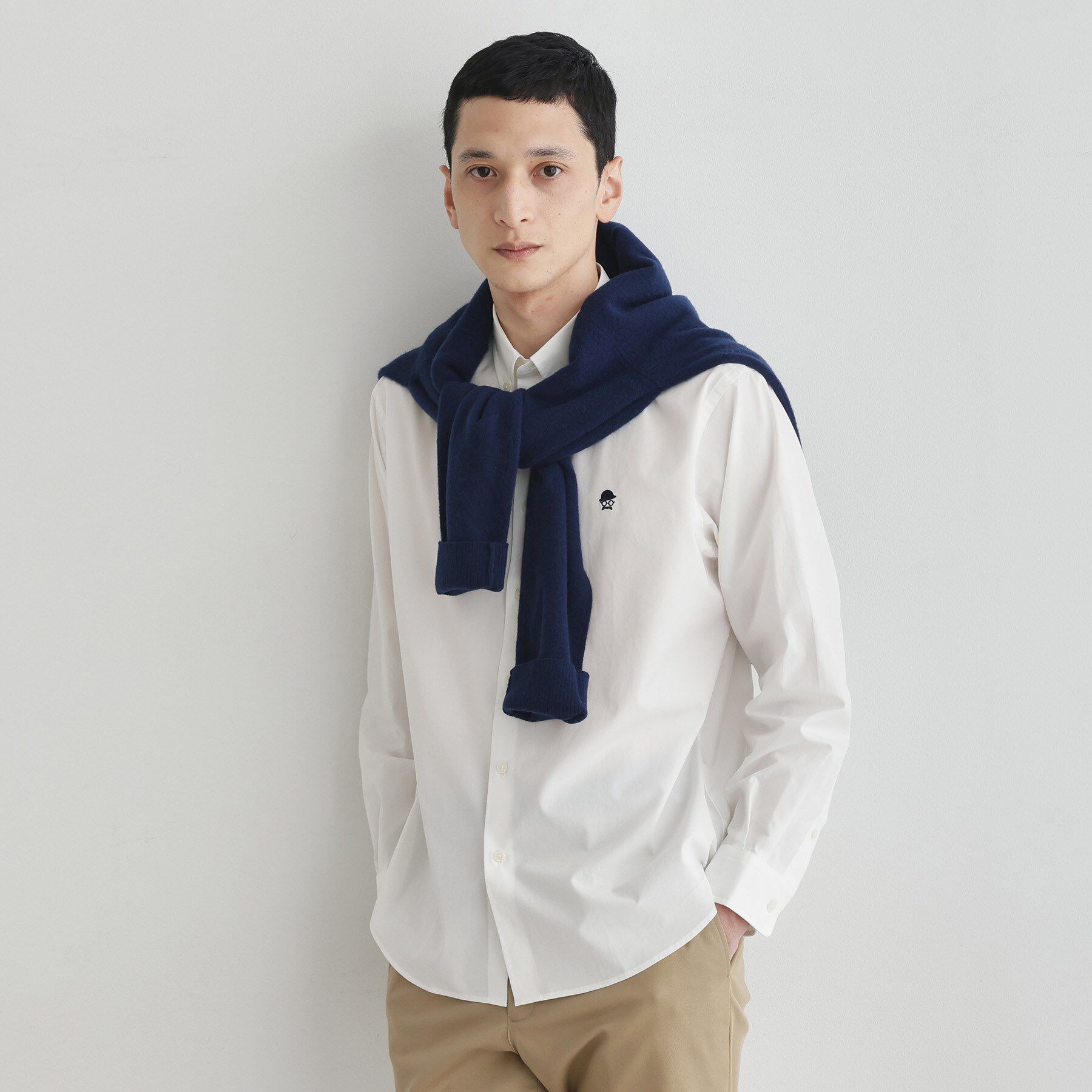 TAKEO KIKUCHI「【LIMITED】ワンポイント刺繍ボタンダウンシャツ」|シャツ・ブラウス|