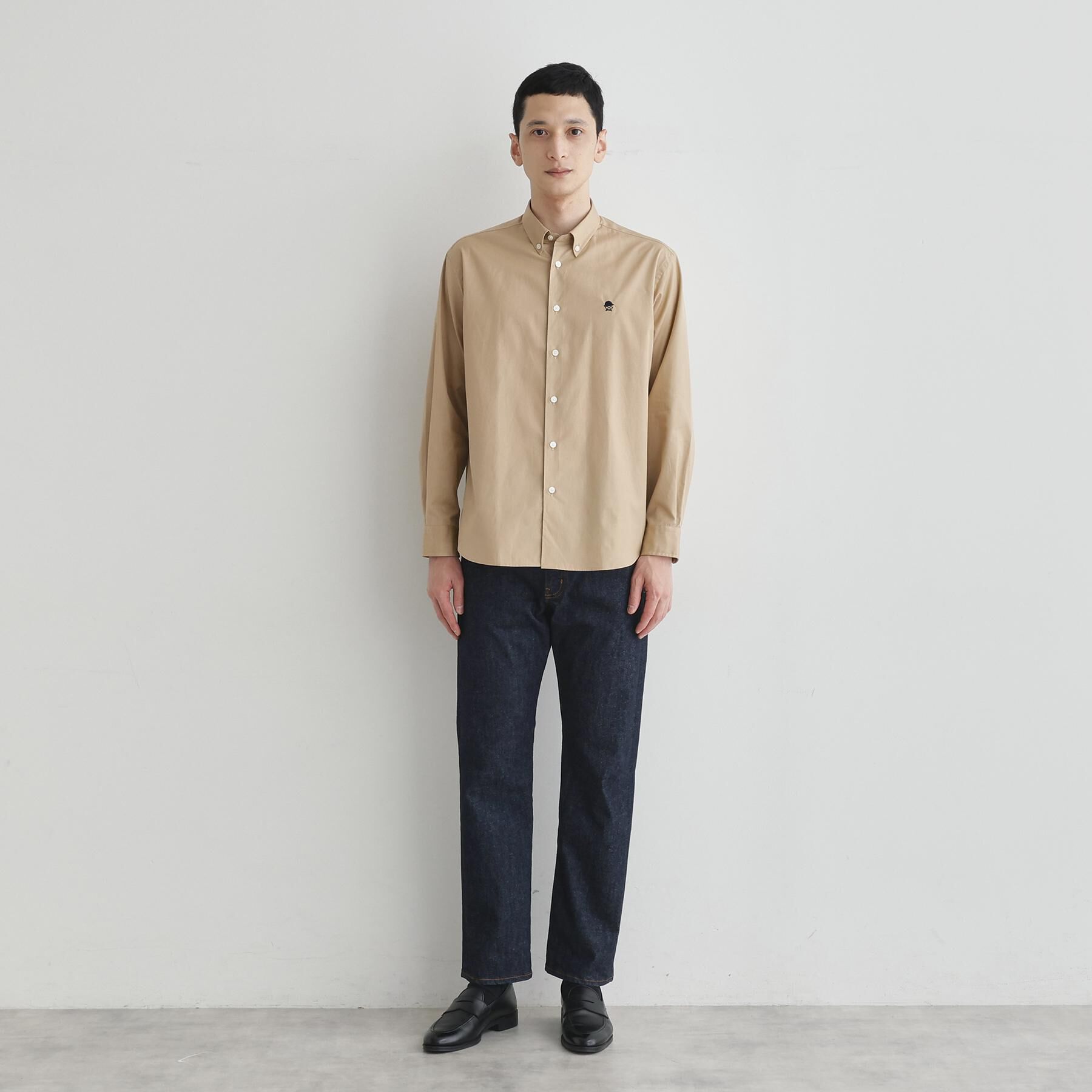 TAKEO KIKUCHI「【LIMITED】ワンポイント刺繍ボタンダウンシャツ」|シャツ・ブラウス|