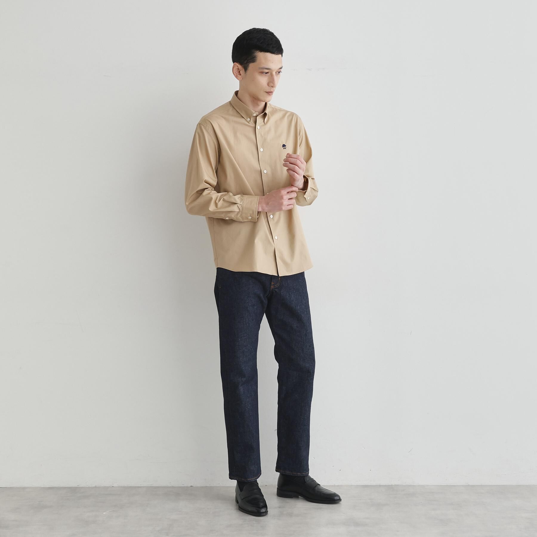 TAKEO KIKUCHI「【LIMITED】ワンポイント刺繍ボタンダウンシャツ」|シャツ・ブラウス|