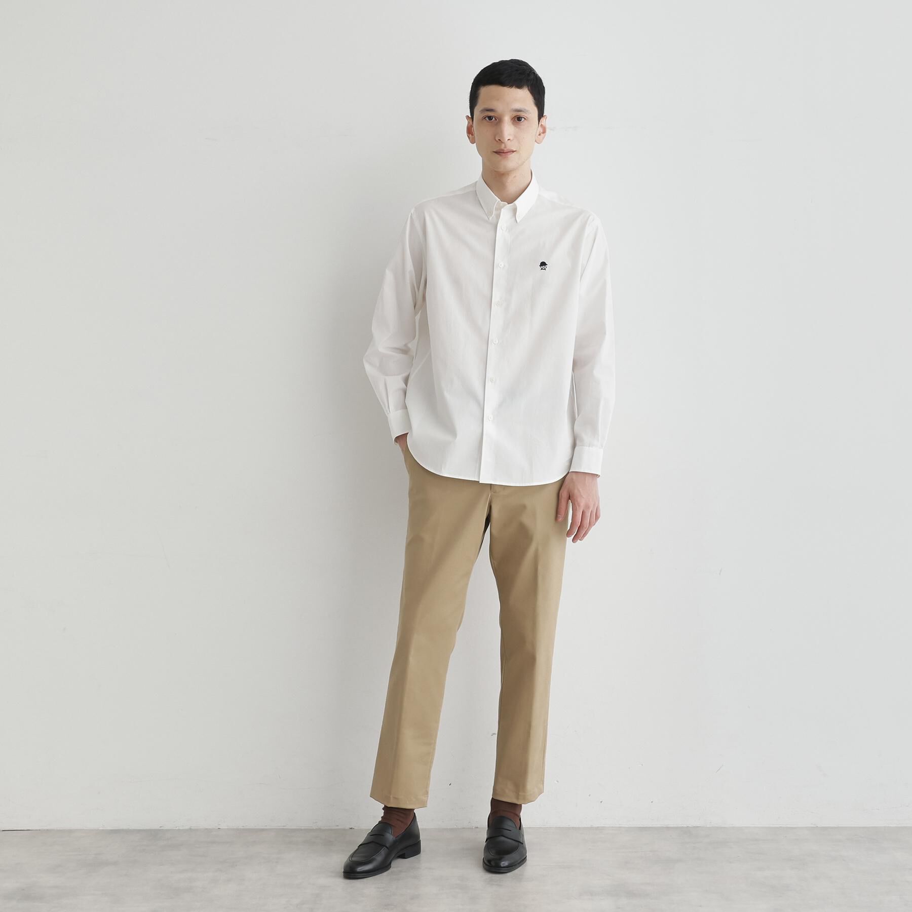 TAKEO KIKUCHI「【LIMITED】ワンポイント刺繍ボタンダウンシャツ」|シャツ・ブラウス|