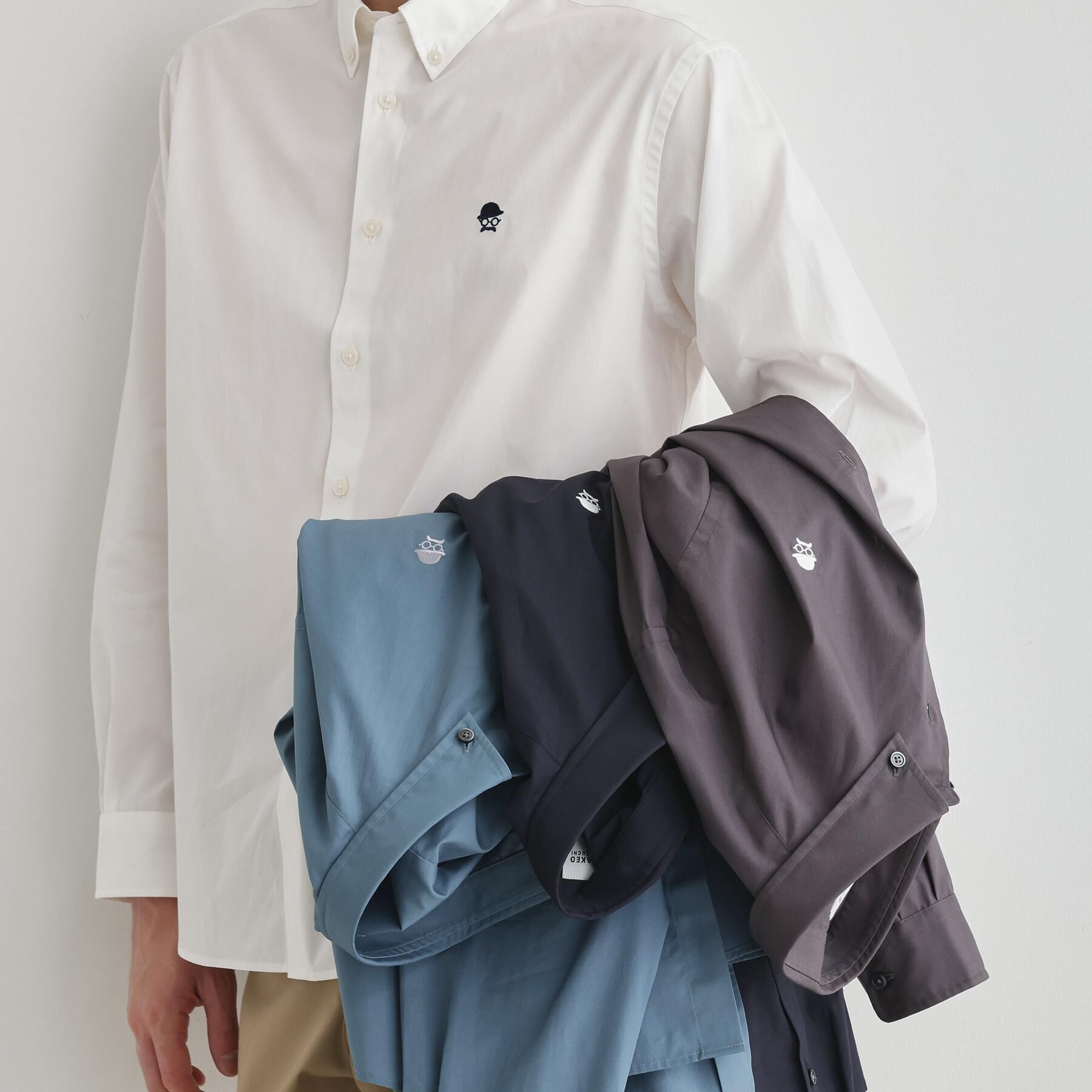 TAKEO KIKUCHI「【LIMITED】ワンポイント刺繍ボタンダウンシャツ」|シャツ・ブラウス|