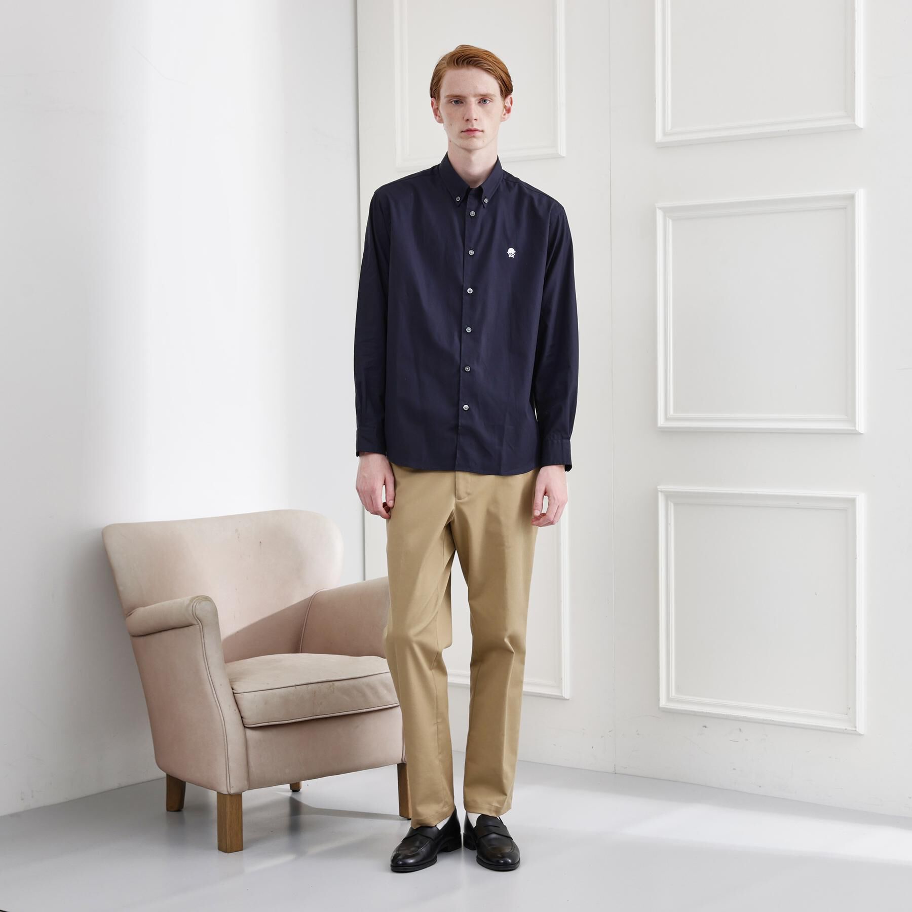 TAKEO KIKUCHI「【LIMITED】ワンポイント刺繍ボタンダウンシャツ」|シャツ・ブラウス|