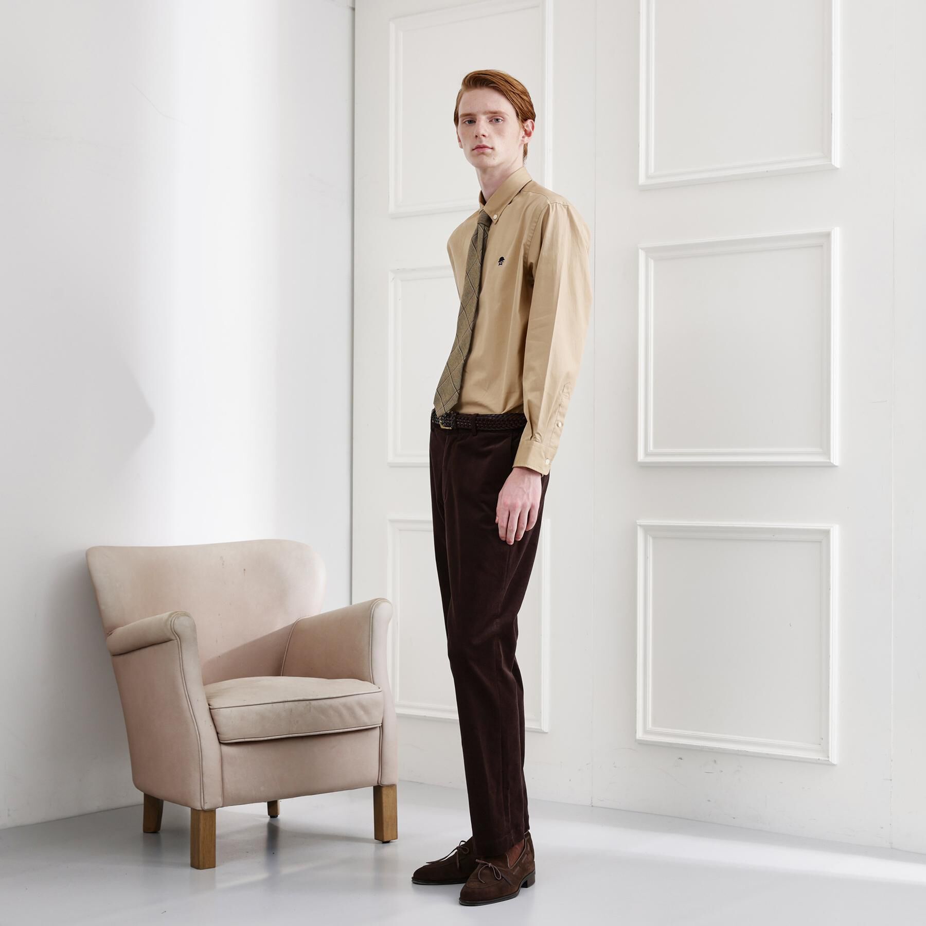 TAKEO KIKUCHI「【LIMITED】ワンポイント刺繍ボタンダウンシャツ」|シャツ・ブラウス|