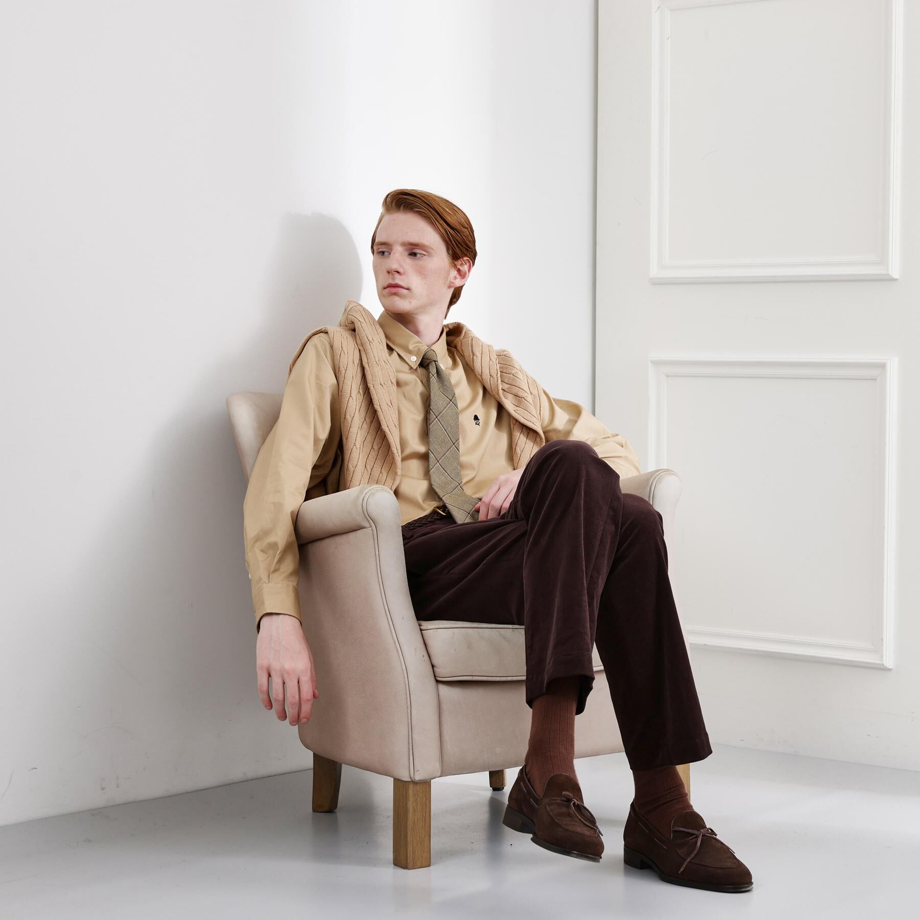 TAKEO KIKUCHI「【LIMITED】ワンポイント刺繍ボタンダウンシャツ」|シャツ・ブラウス|