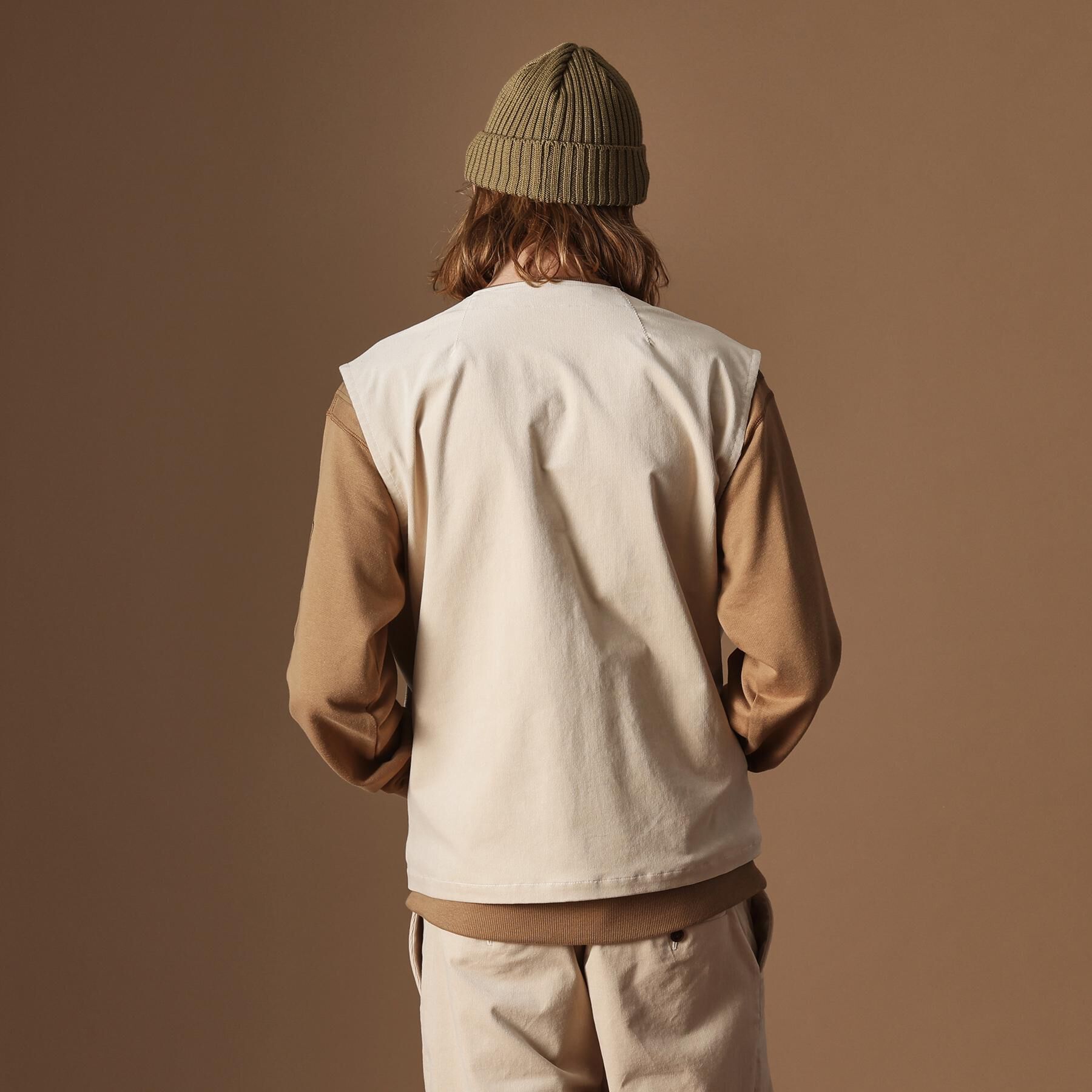 40CARATS&525「【Sサイズ～】コーデュロイ4パッチポケットヴェスト」|ベスト・ジレ|