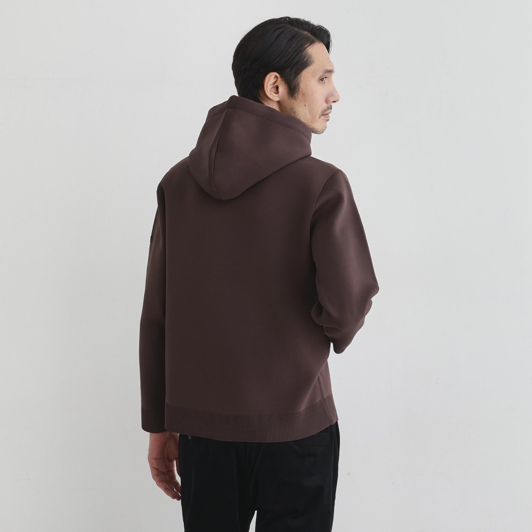 TAKEO KIKUCHI「スポンディッシュ プルオーバー ニットパーカ」|ニット・セーター|