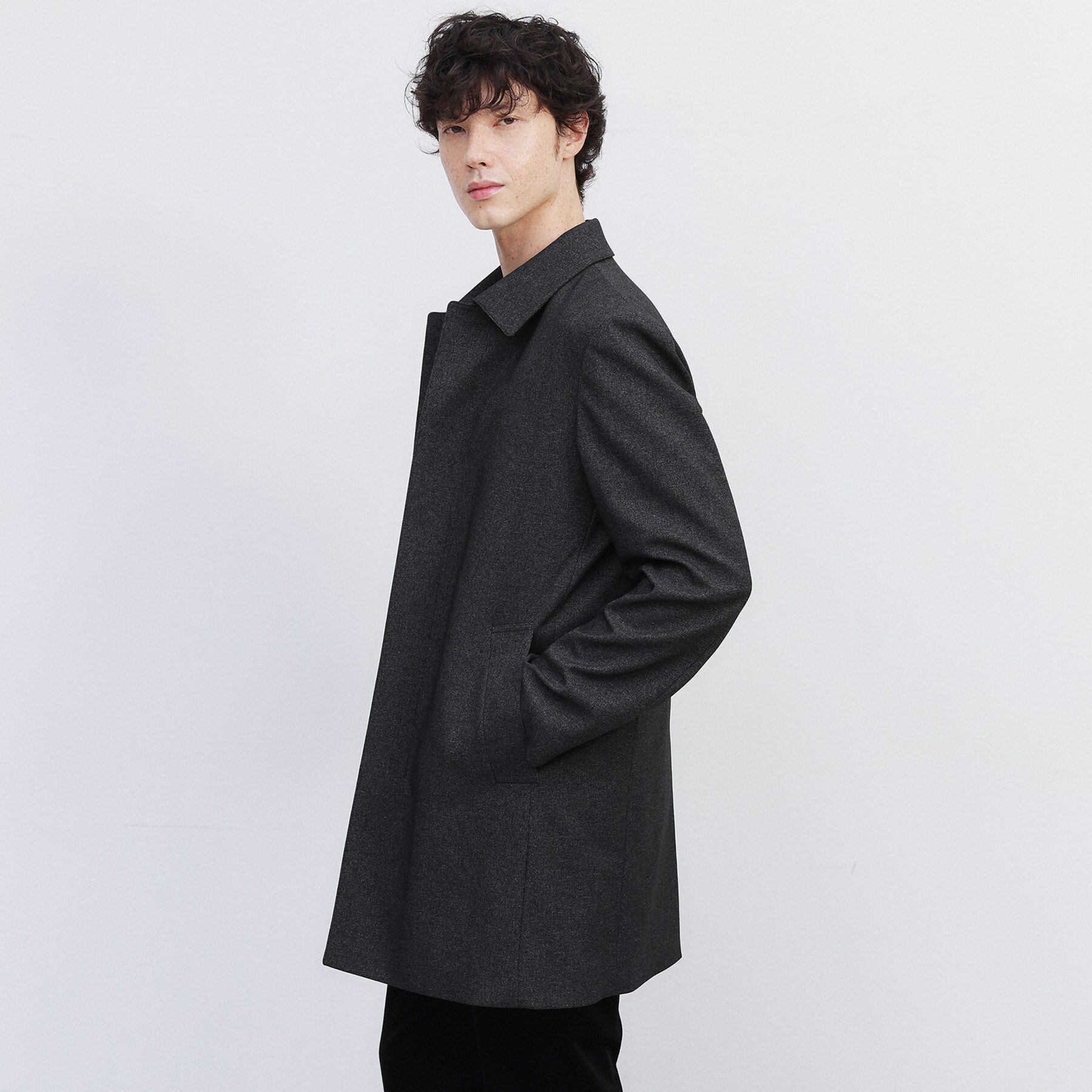TAKEO KIKUCHI「【ダウンライナー付き】メランジ ステンカラー コート」|ステンカラーコート|