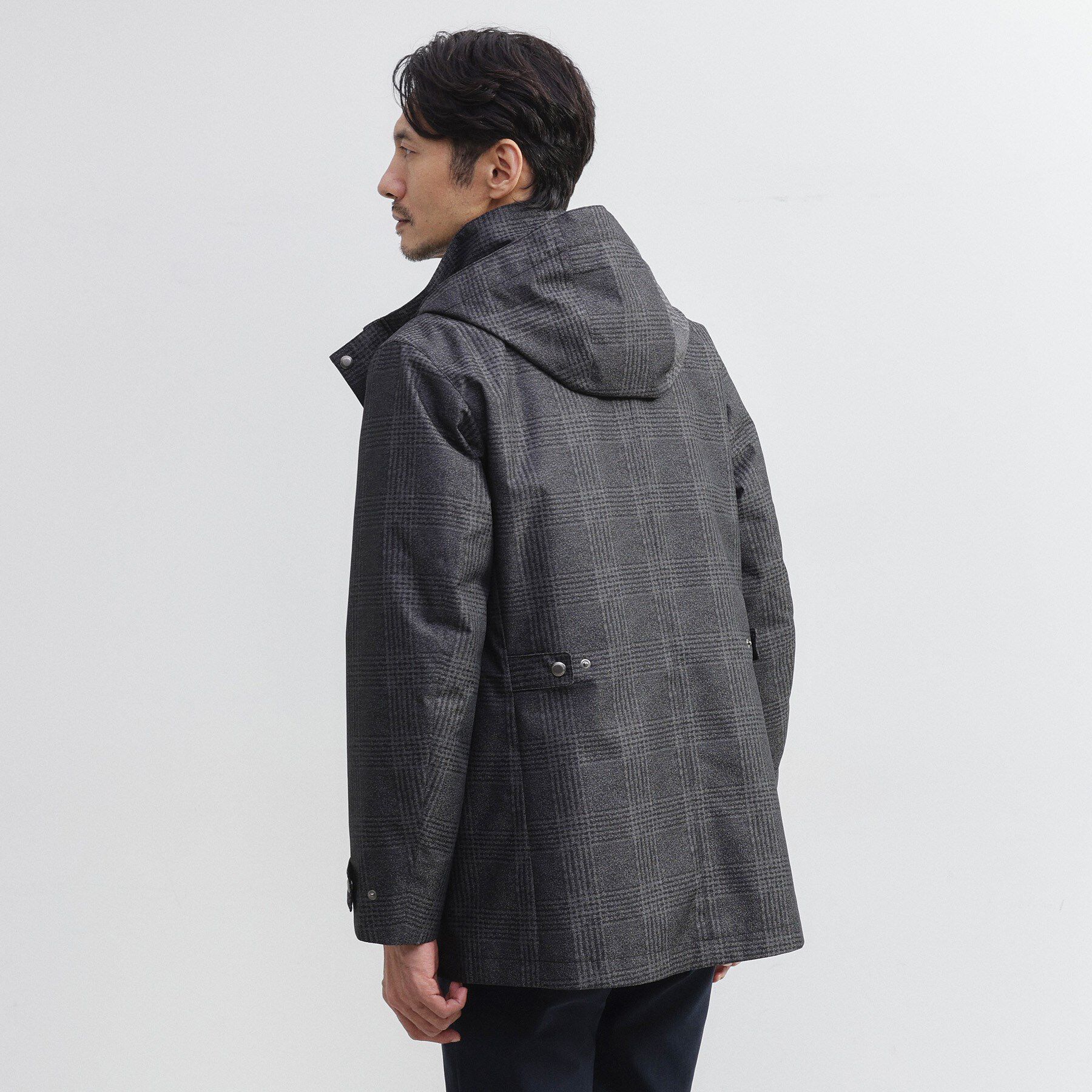 TAKEO KIKUCHI「【3WAY】グレンチェック ダウンライナー ブルゾン」|ブルゾン・スタジャン|