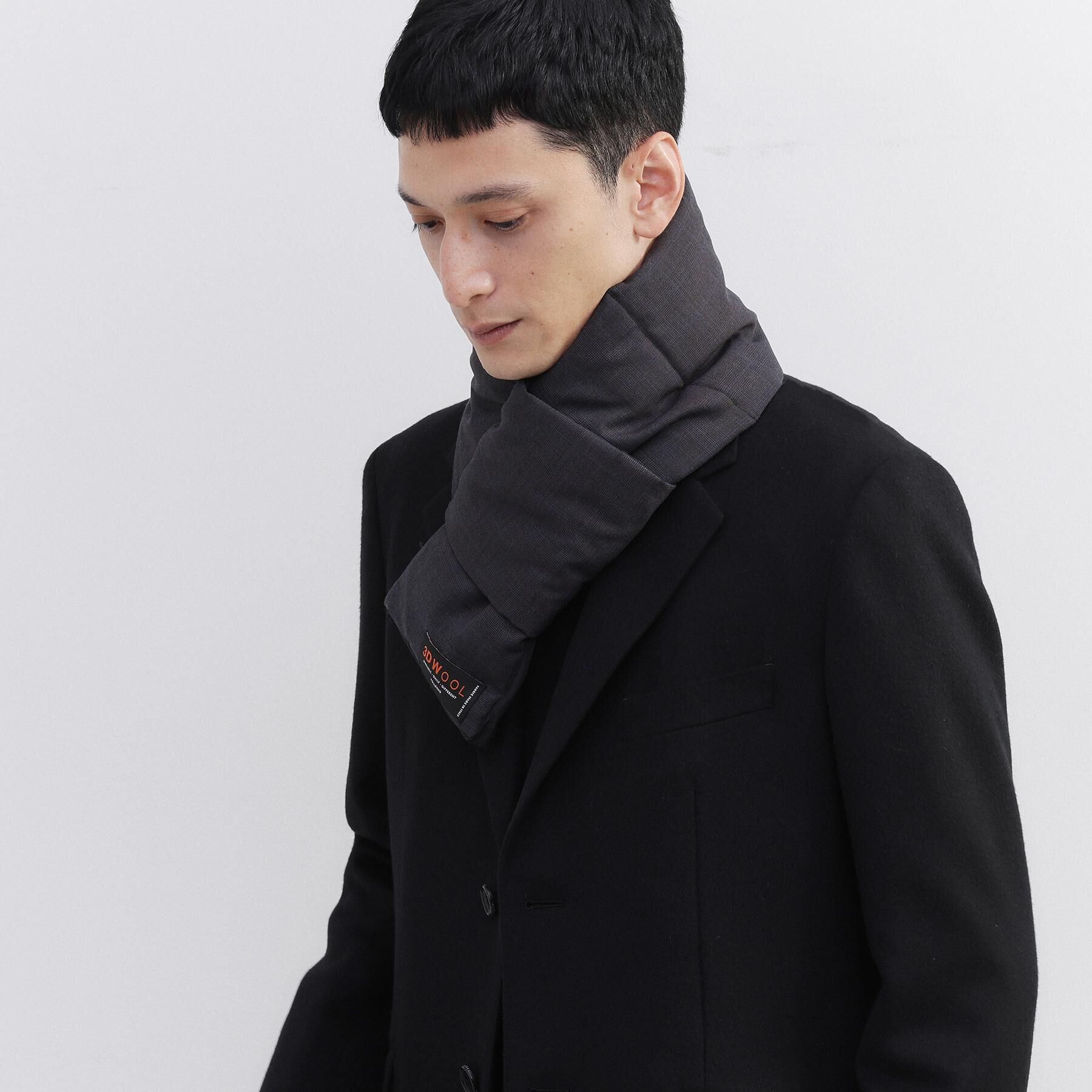 TAKEO KIKUCHI「インポートファブリック ダウンマフラー」|ストール|