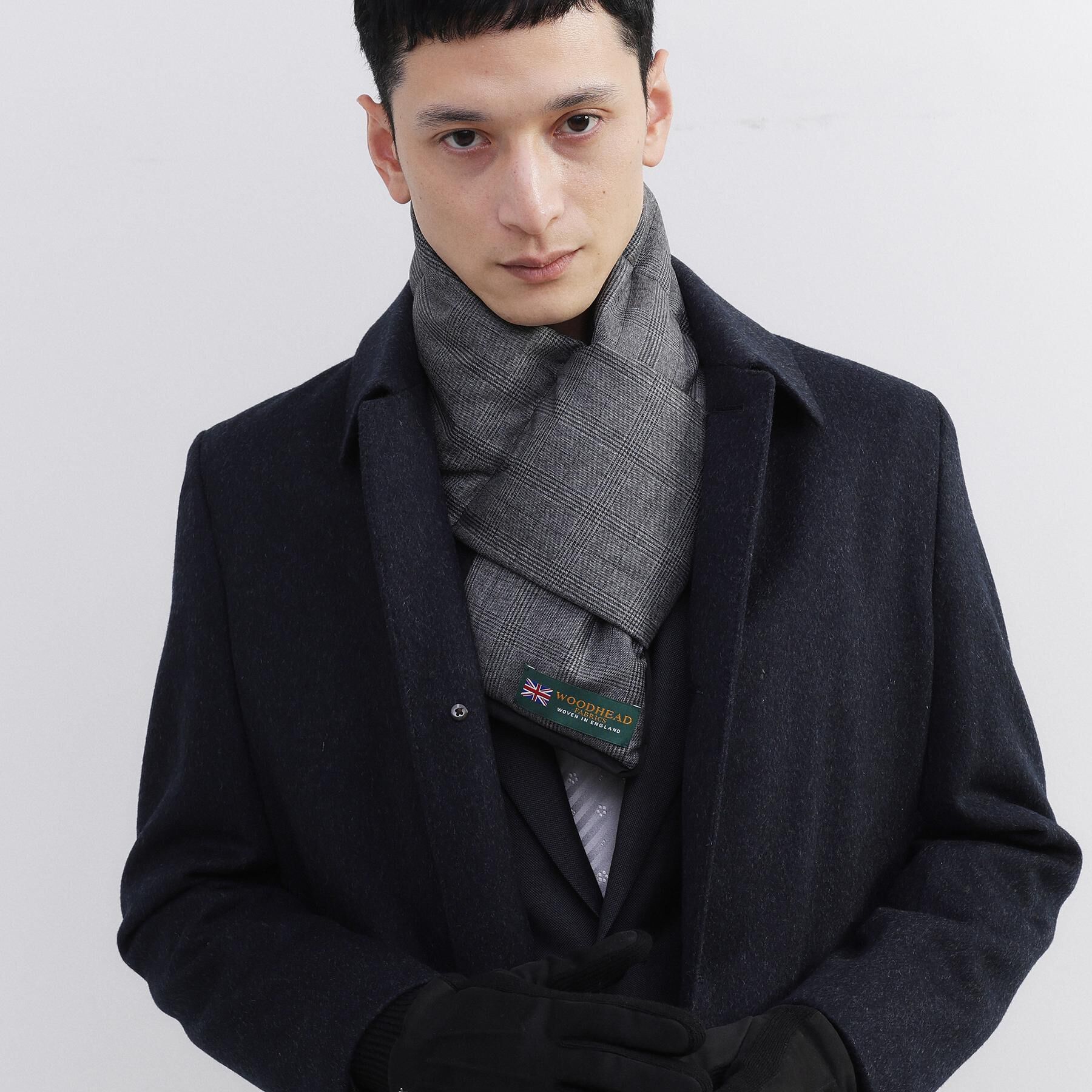 TAKEO KIKUCHI「インポートファブリック ダウンマフラー」|ストール|