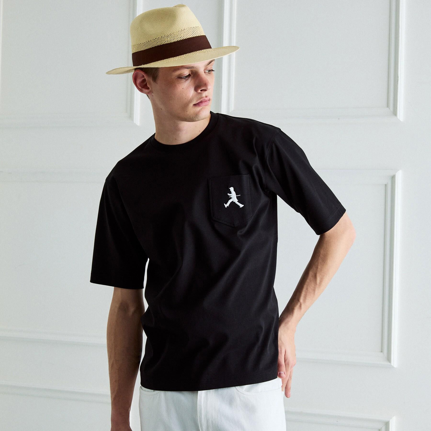 TAKEO KIKUCHI「【BOWLER HAT LABEL】アイスクリアコットンボーラーハットウォーカー 半袖ポケT」|Tシャツ・カットソー|