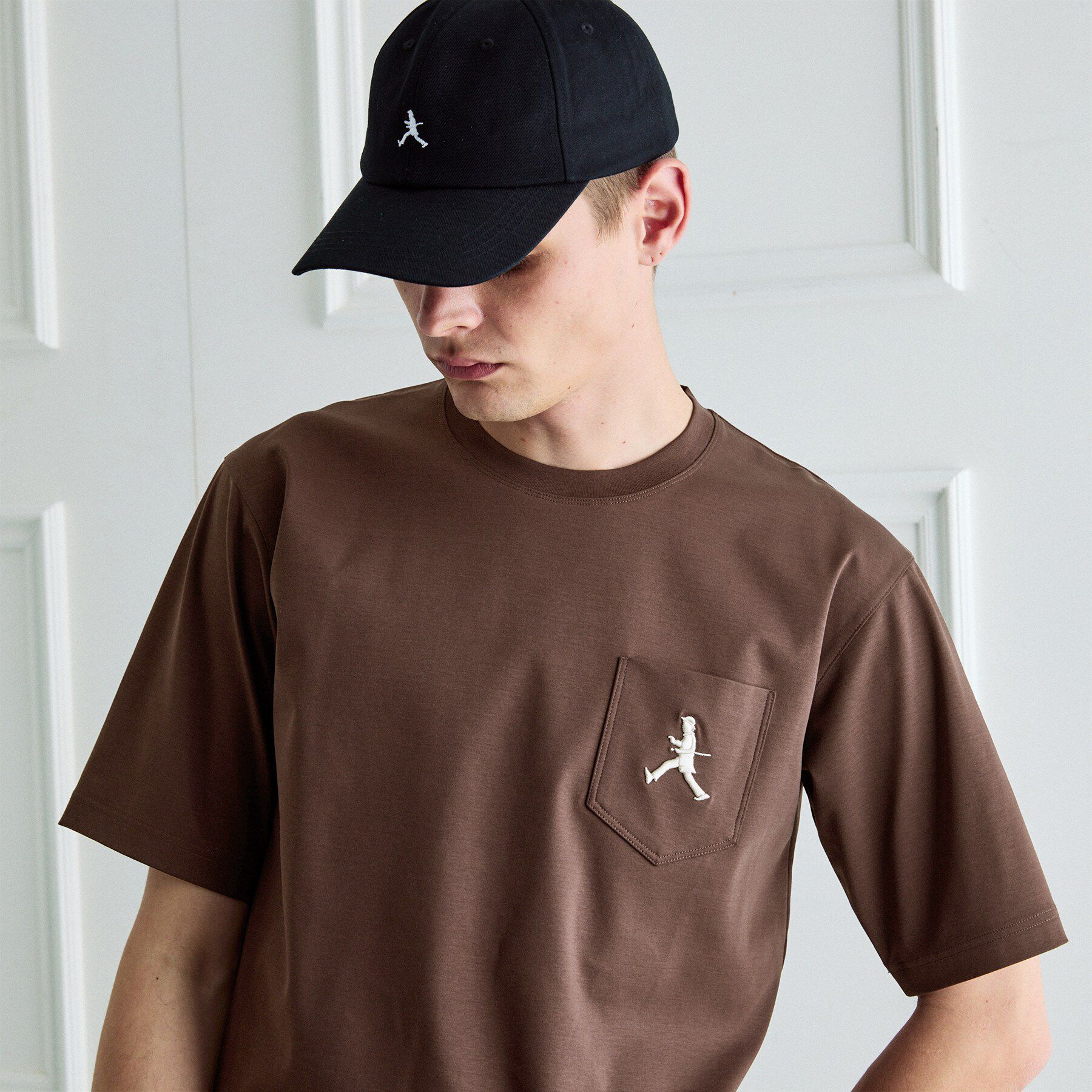 TAKEO KIKUCHI「【BOWLER HAT LABEL】アイスクリアコットンボーラーハットウォーカー 半袖ポケT」|Tシャツ・カットソー|