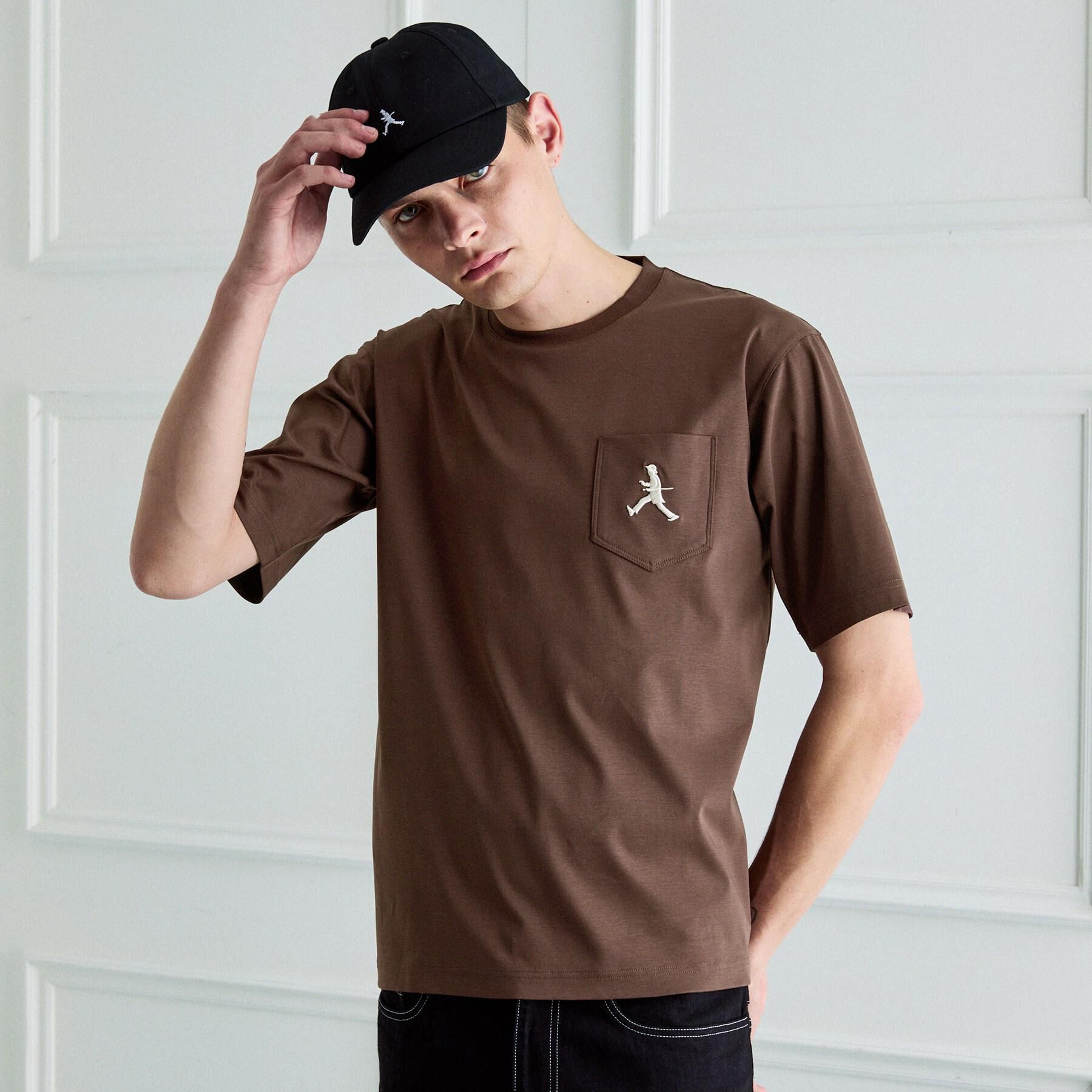 TAKEO KIKUCHI「【BOWLER HAT LABEL】アイスクリアコットンボーラーハットウォーカー 半袖ポケT」|Tシャツ・カットソー|