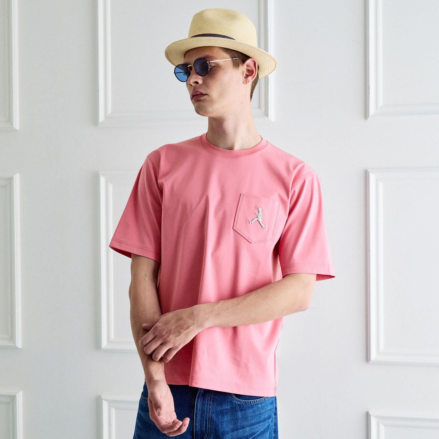 TAKEO KIKUCHI「【BOWLER HAT LABEL】アイスクリアコットンボーラーハットウォーカー 半袖ポケT」|Tシャツ・カットソー|