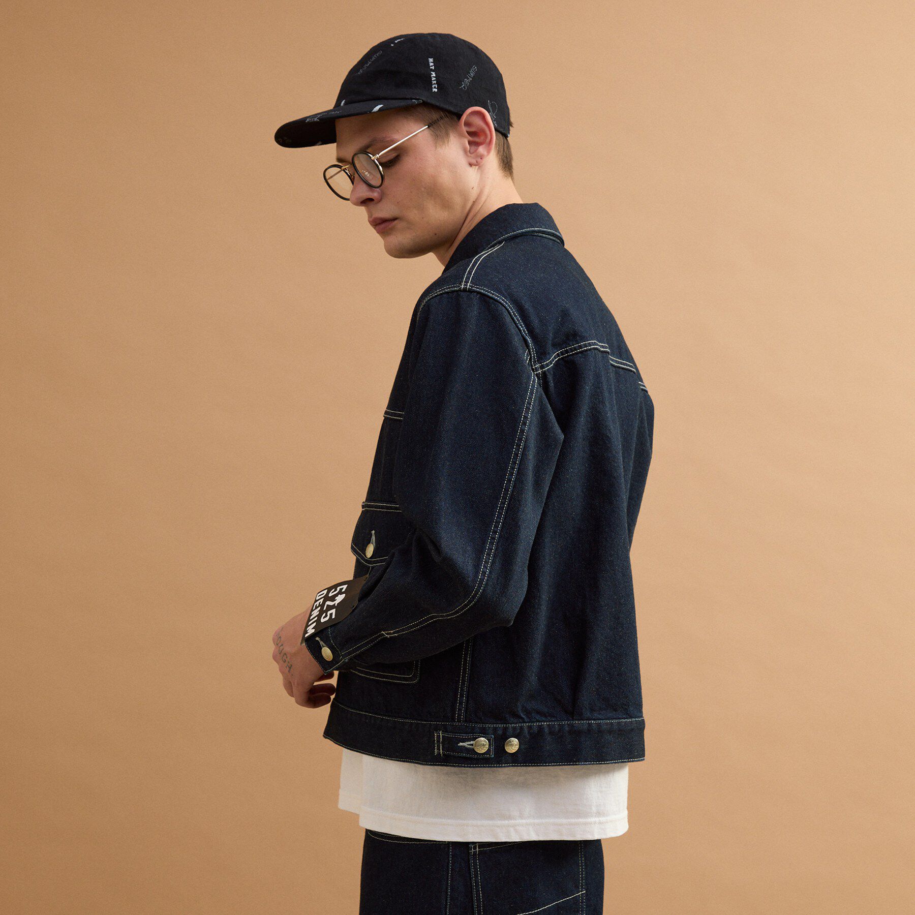 40CARATS&525「コットンデニムGジャン」|デニムジャケット|