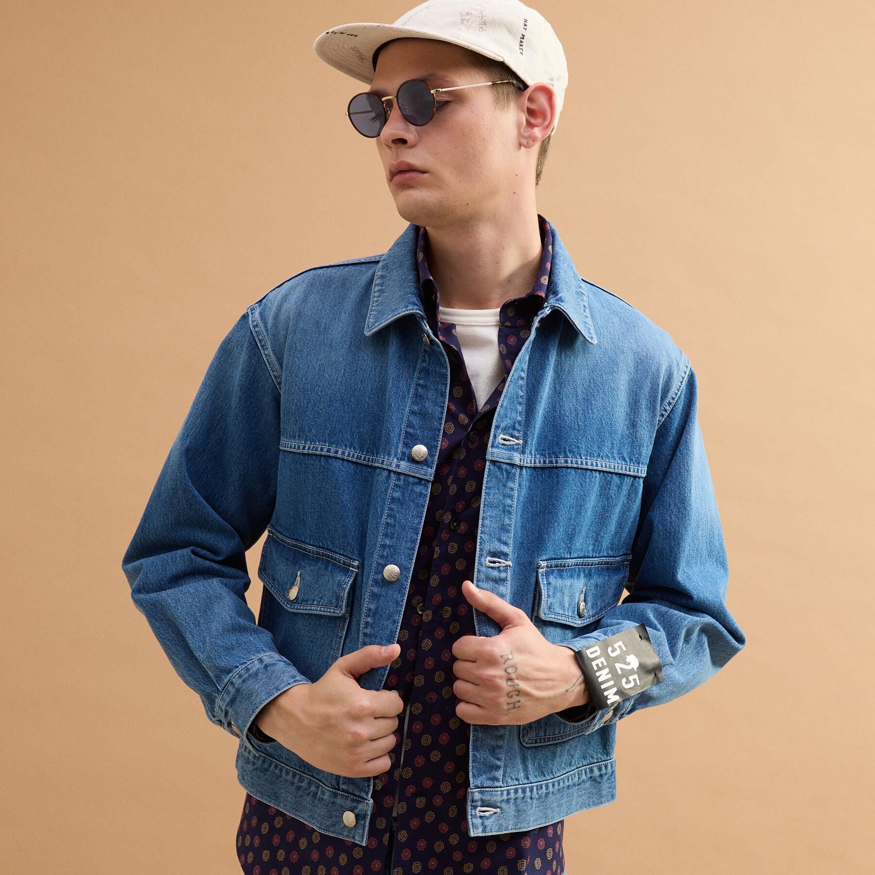 40CARATS&525「コットンデニムGジャン」|デニムジャケット|