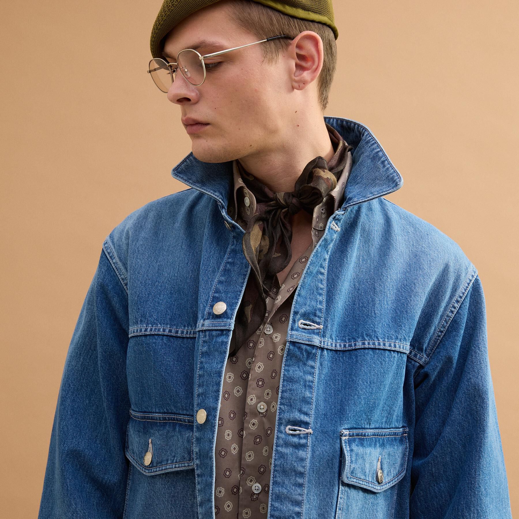 40CARATS&525「コットンデニムGジャン」|デニムジャケット|