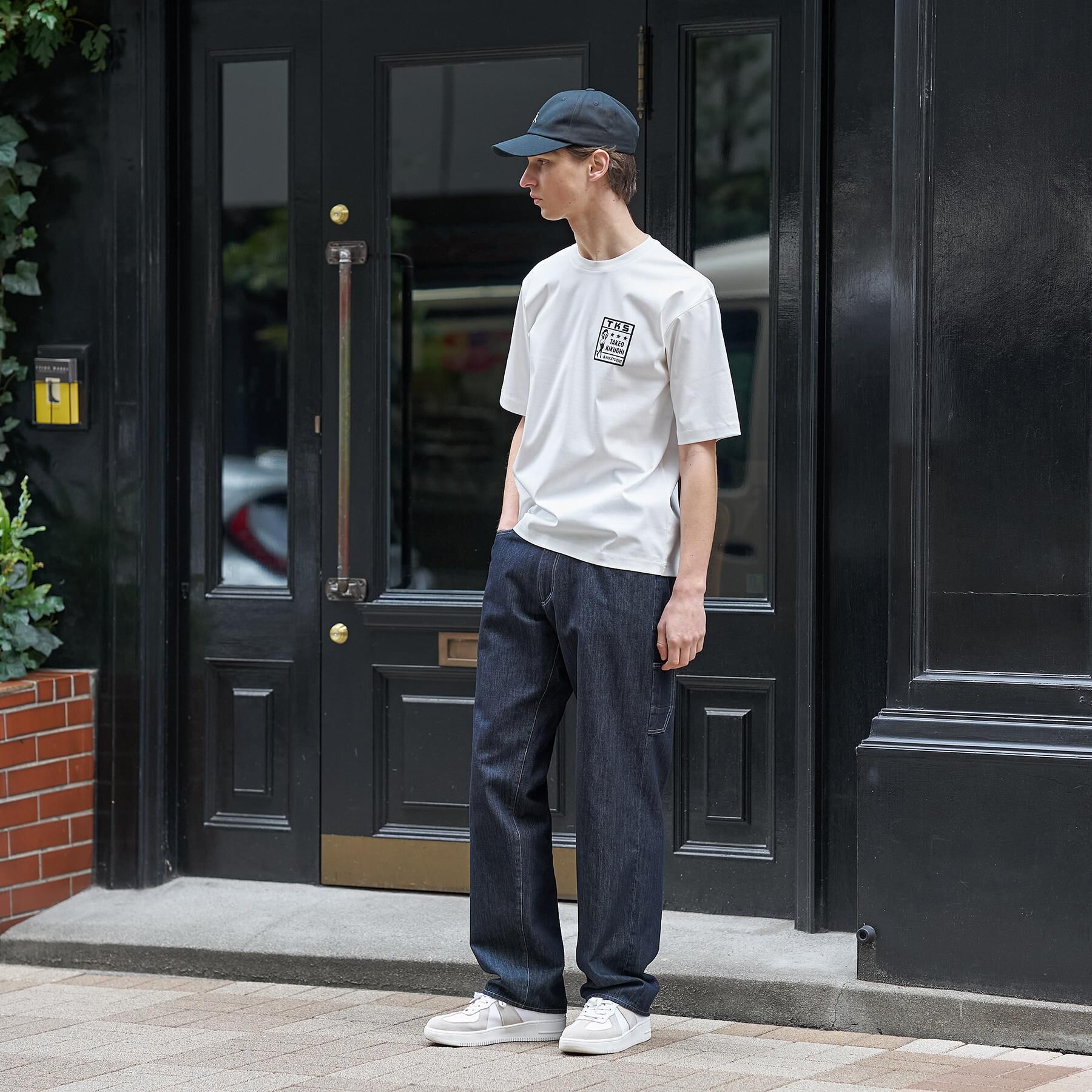 TAKEO KIKUCHI「【BOWLER HAT LABEL】アイスクリアコットン ピンナップガール 半袖Tシャツ」|Tシャツ・カットソー|