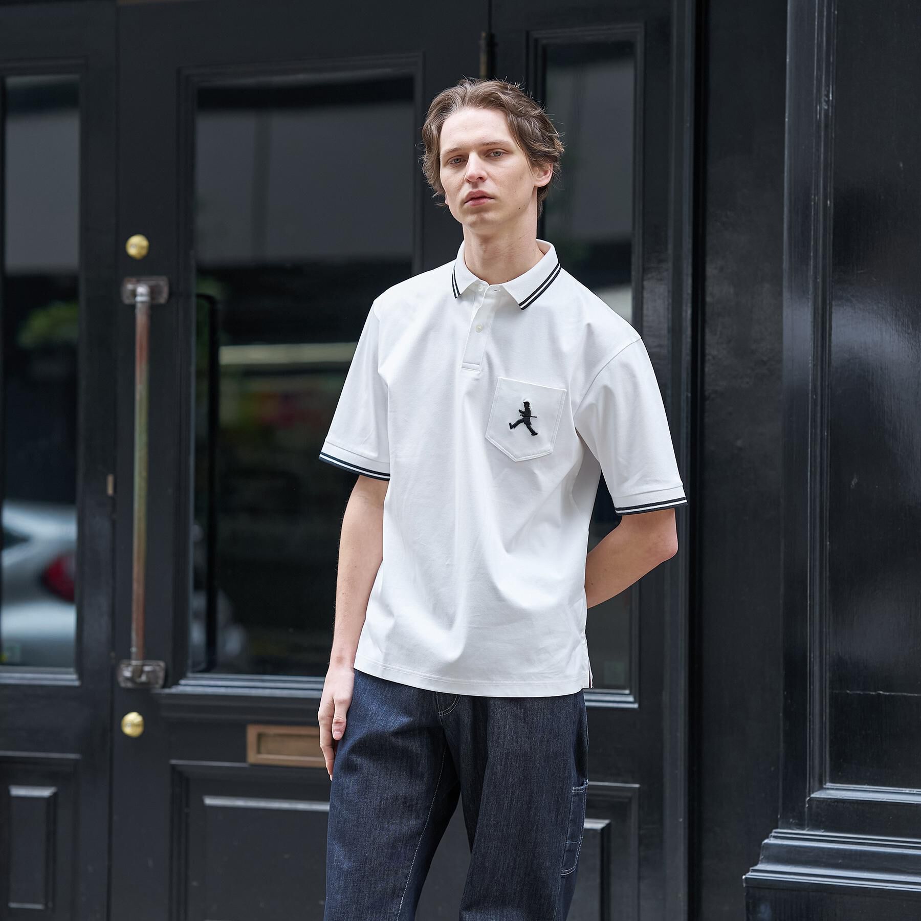 TAKEO KIKUCHI「【BOWLER HAT LABEL】アイスクリアコットン ボーラーハットウォーカー ポロシャツ」|ポロシャツ|