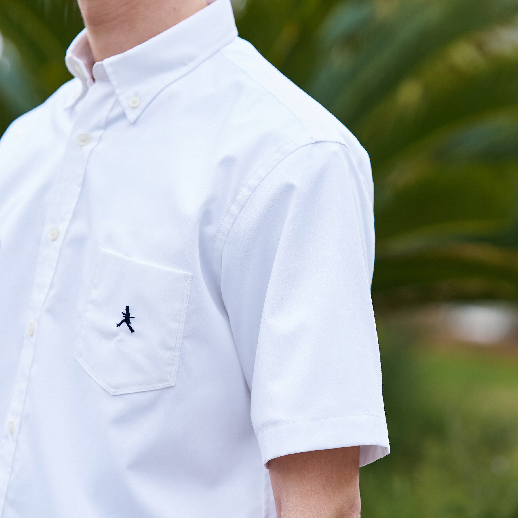 TAKEO KIKUCHI「【BOWLER HAT LABEL】ボーラーハットウォーカー刺繍 半袖ボタンダウンシャツ」|シャツ・ブラウス|