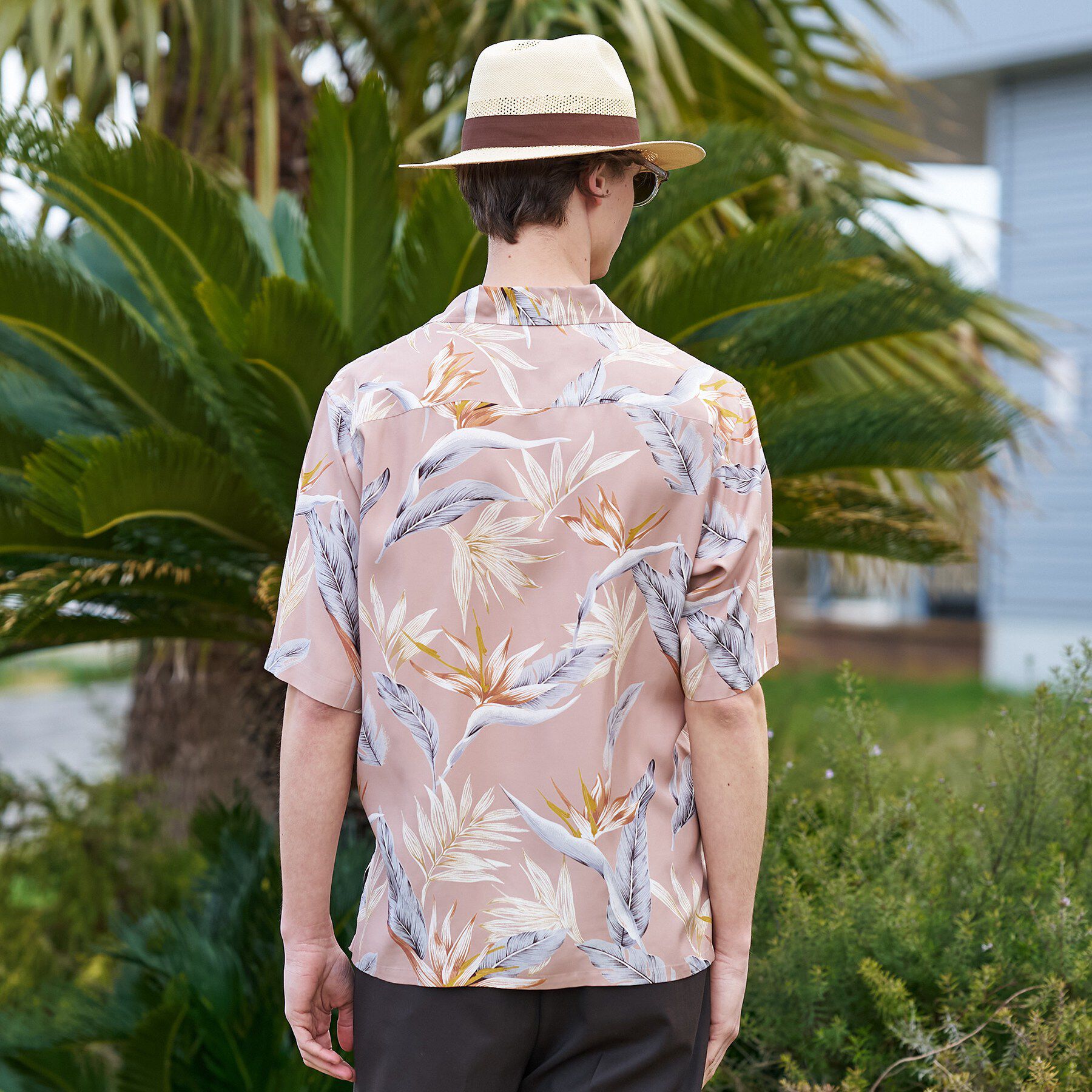 TAKEO KIKUCHI「【BOWLER HAT LABEL】トロピカルフローラル レーヨンシャツ」|シャツ・ブラウス|