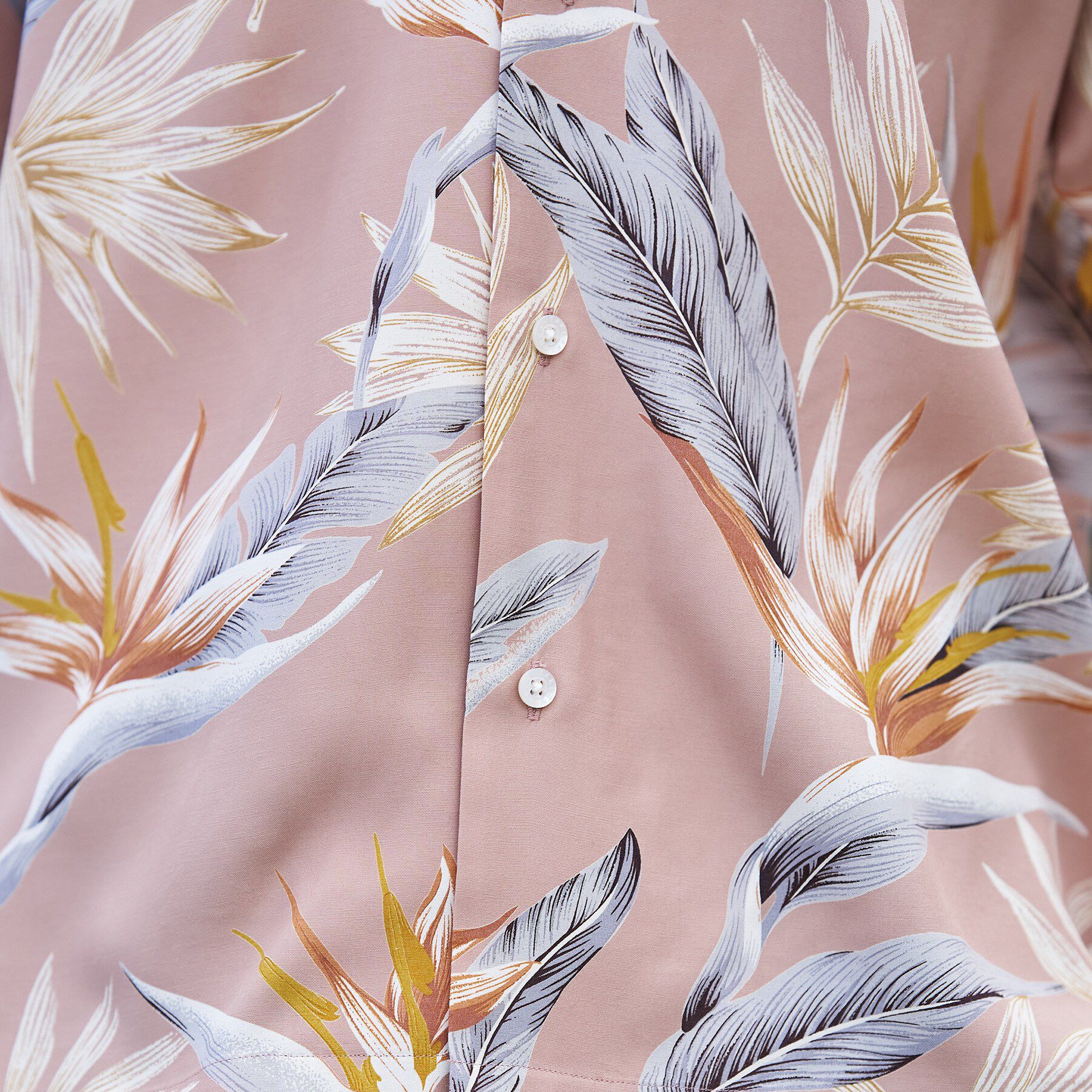 TAKEO KIKUCHI「【BOWLER HAT LABEL】トロピカルフローラル レーヨンシャツ」|シャツ・ブラウス|