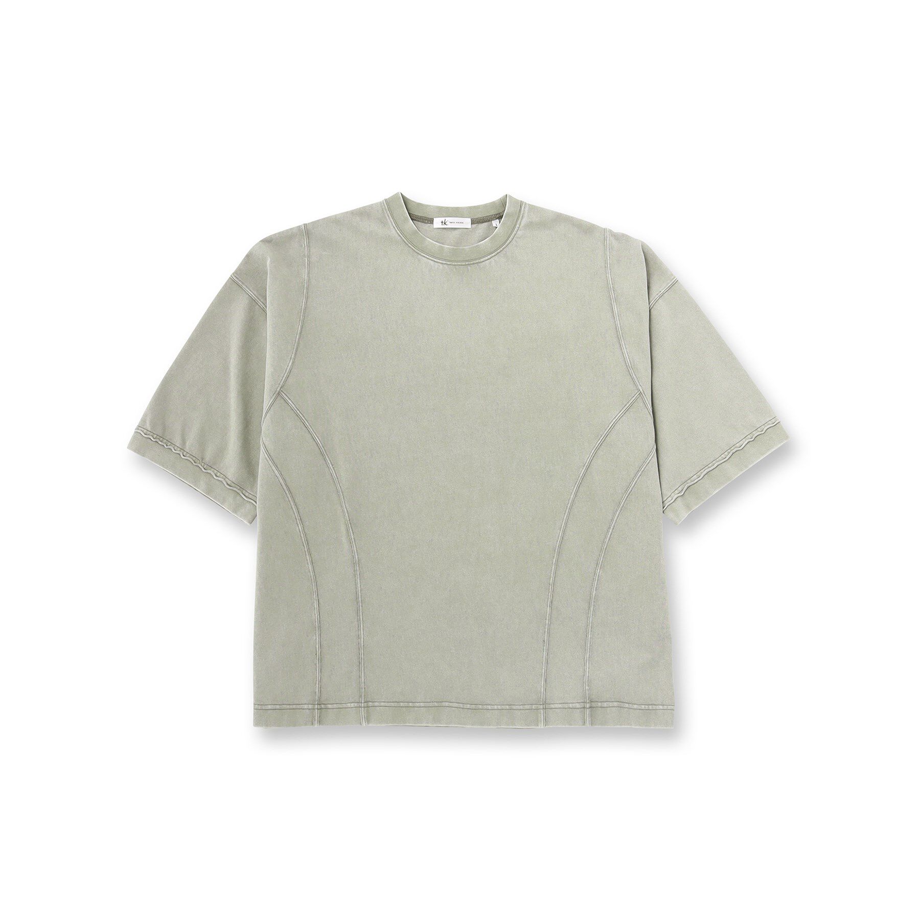 tk.TAKEO KIKUCHI「ヴィンテージクロップドTシャツ/ヴィンテージライク/半袖Tシャツ」|Tシャツ・カットソー|