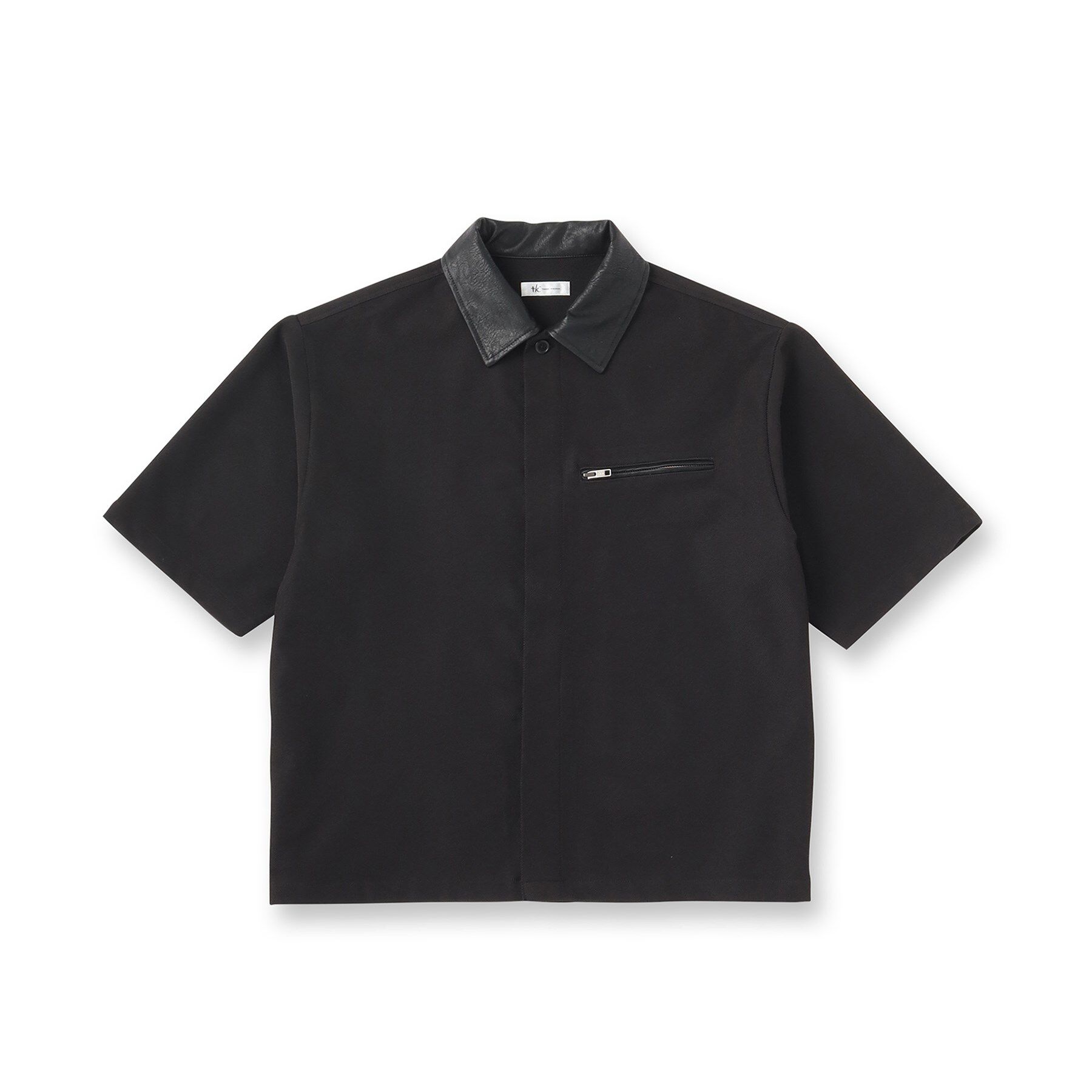 tk.TAKEO KIKUCHI「衿配色ワーカーシャツアウター」|シャツ・ブラウス|