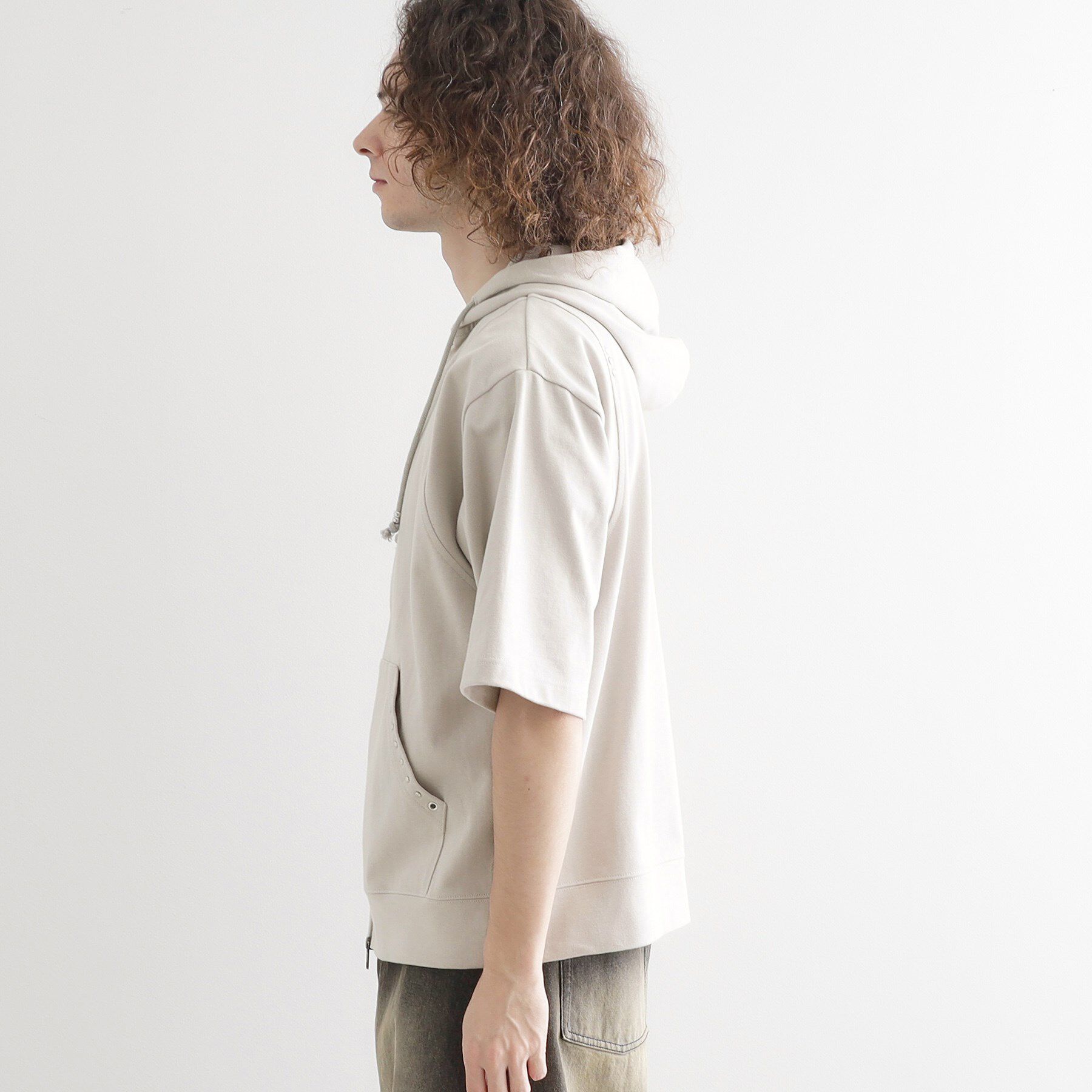 tk.TAKEO KIKUCHI「スタッズ ダブルZIPパーカ」|パーカー|