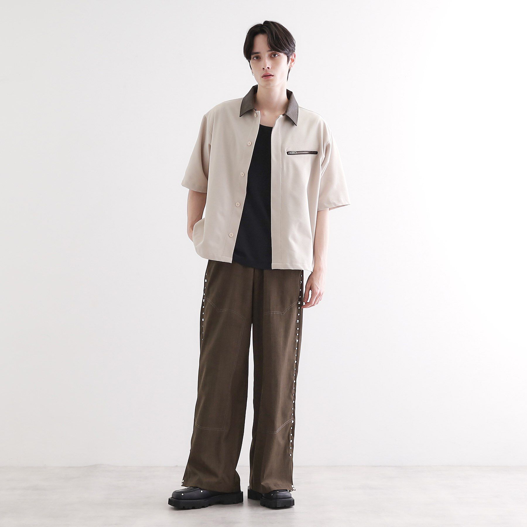 tk.TAKEO KIKUCHI「スタッズスラックス」|その他|