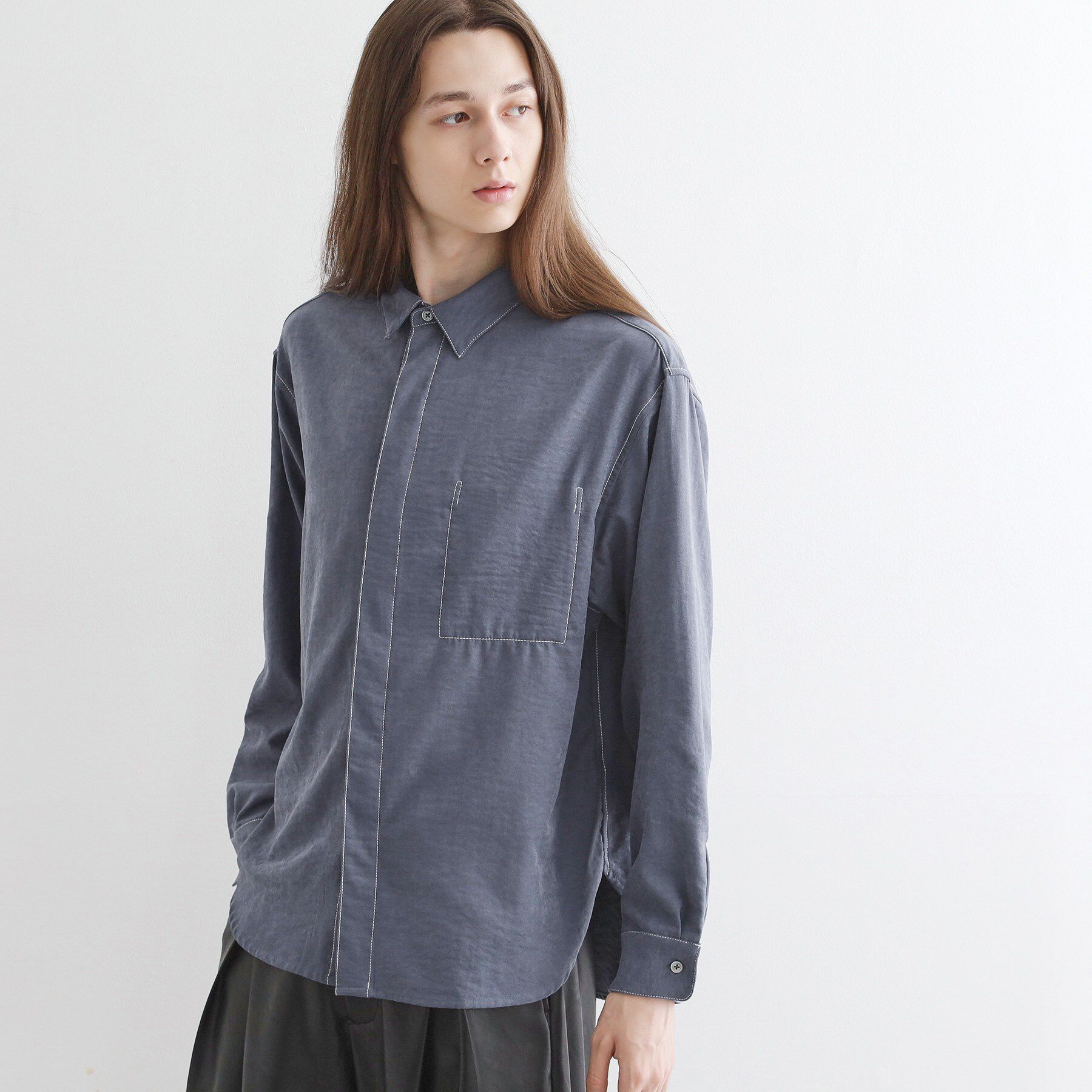 tk.TAKEO KIKUCHI「ビンテージフィブリルライクシャツ」|シャツ・ブラウス|