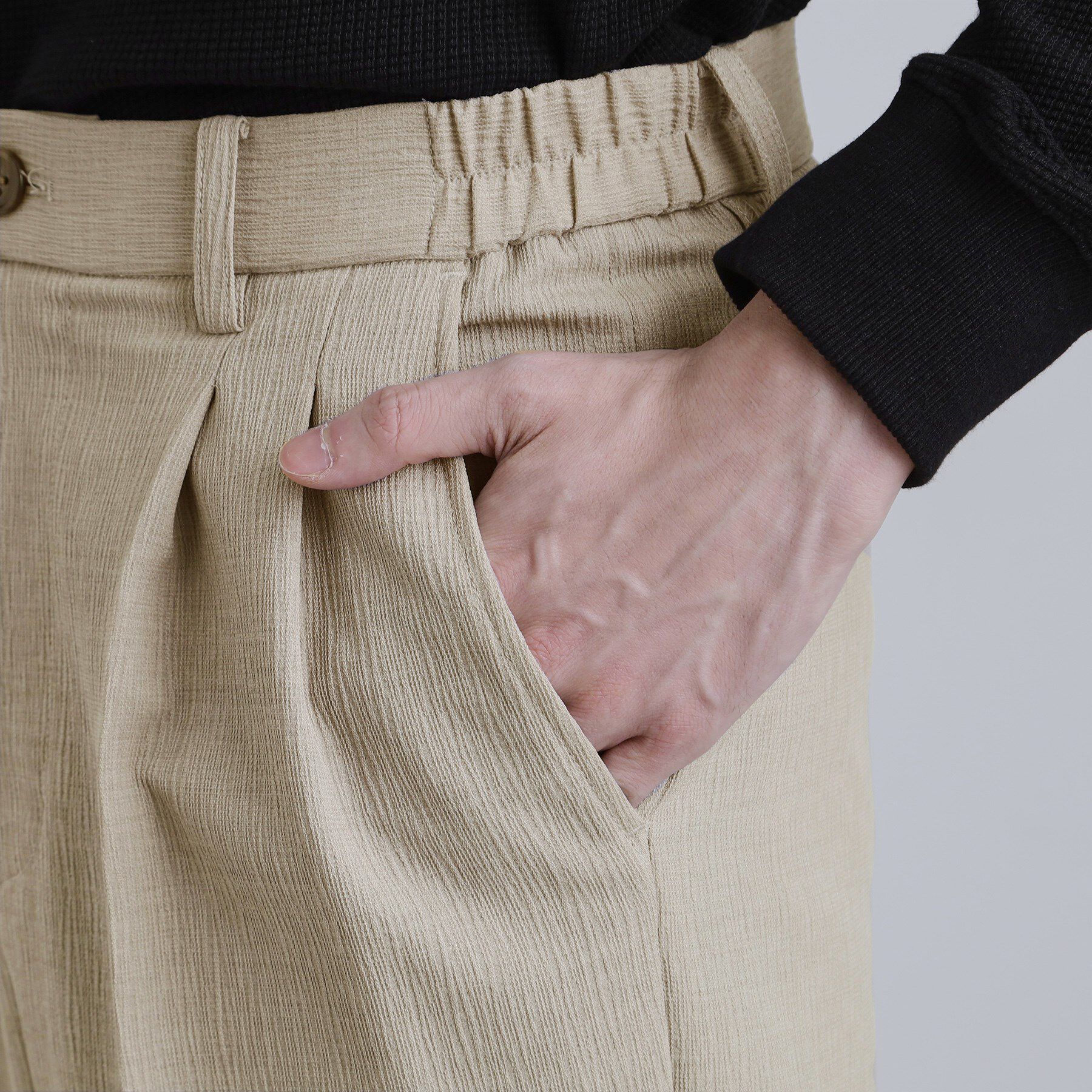 tk.TAKEO KIKUCHI「【セットアップ対応】テッククレープルーズテーパードパンツ」|その他|