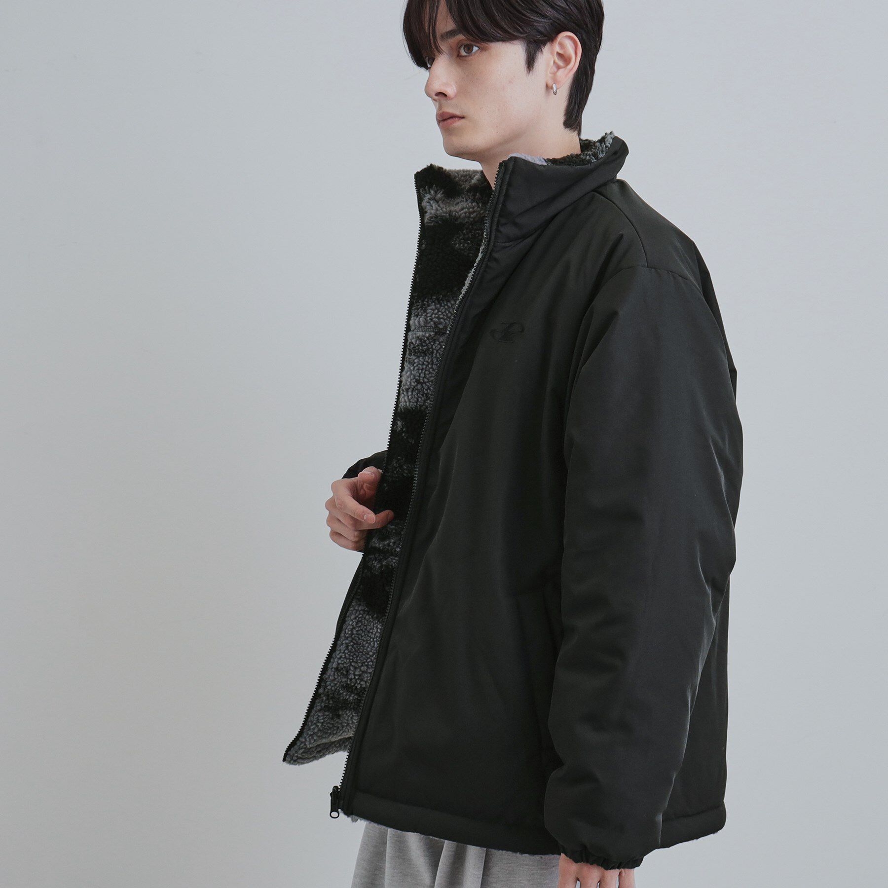 tk.TAKEO KIKUCHI「【WEB限定】リバーシブルボアブルゾン」|ブルゾン・スタジャン|